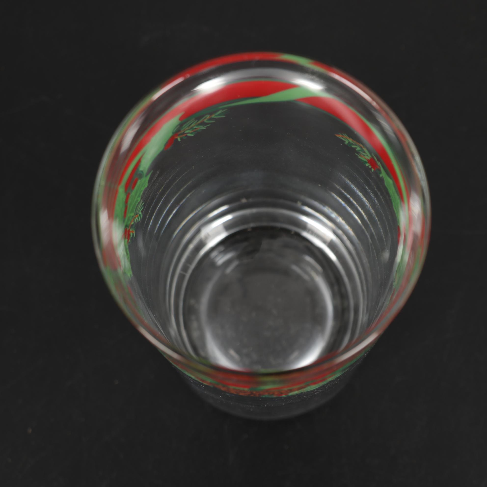 Spode "Christmas Tree" Placemats, Libbey "Holly & Ribbon" Water Goblets & More