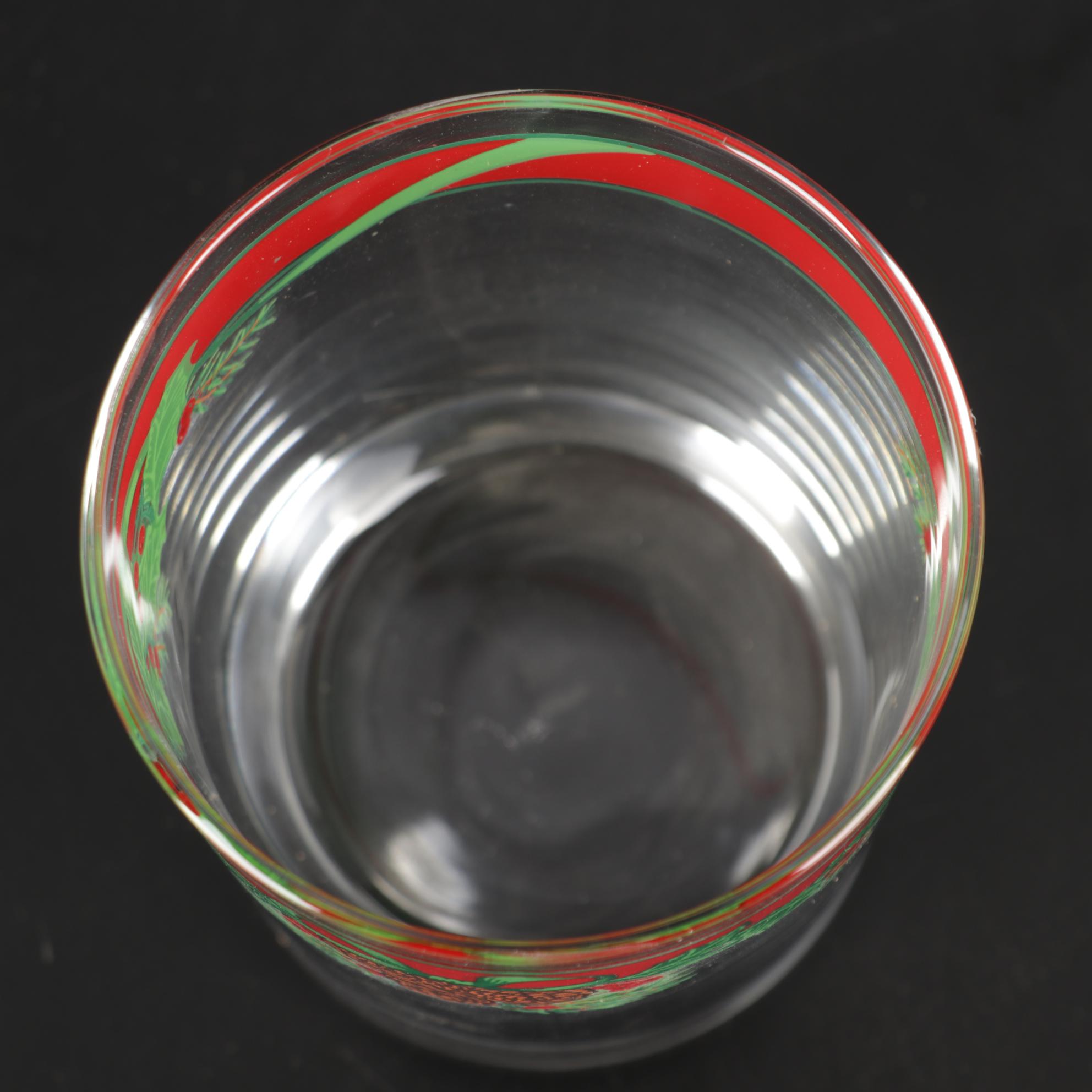 Spode "Christmas Tree" Placemats, Libbey "Holly & Ribbon" Water Goblets & More