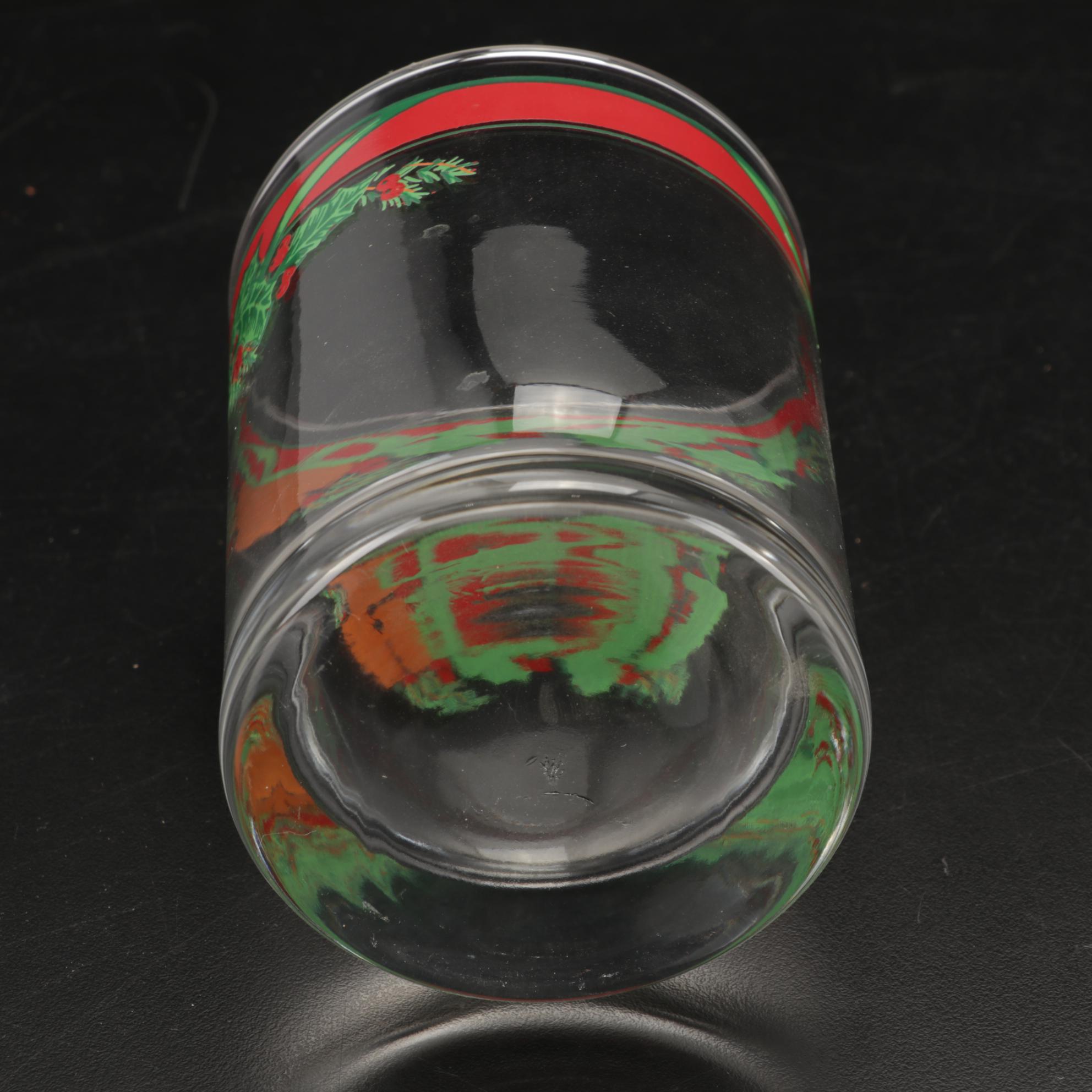 Spode "Christmas Tree" Placemats, Libbey "Holly & Ribbon" Water Goblets & More