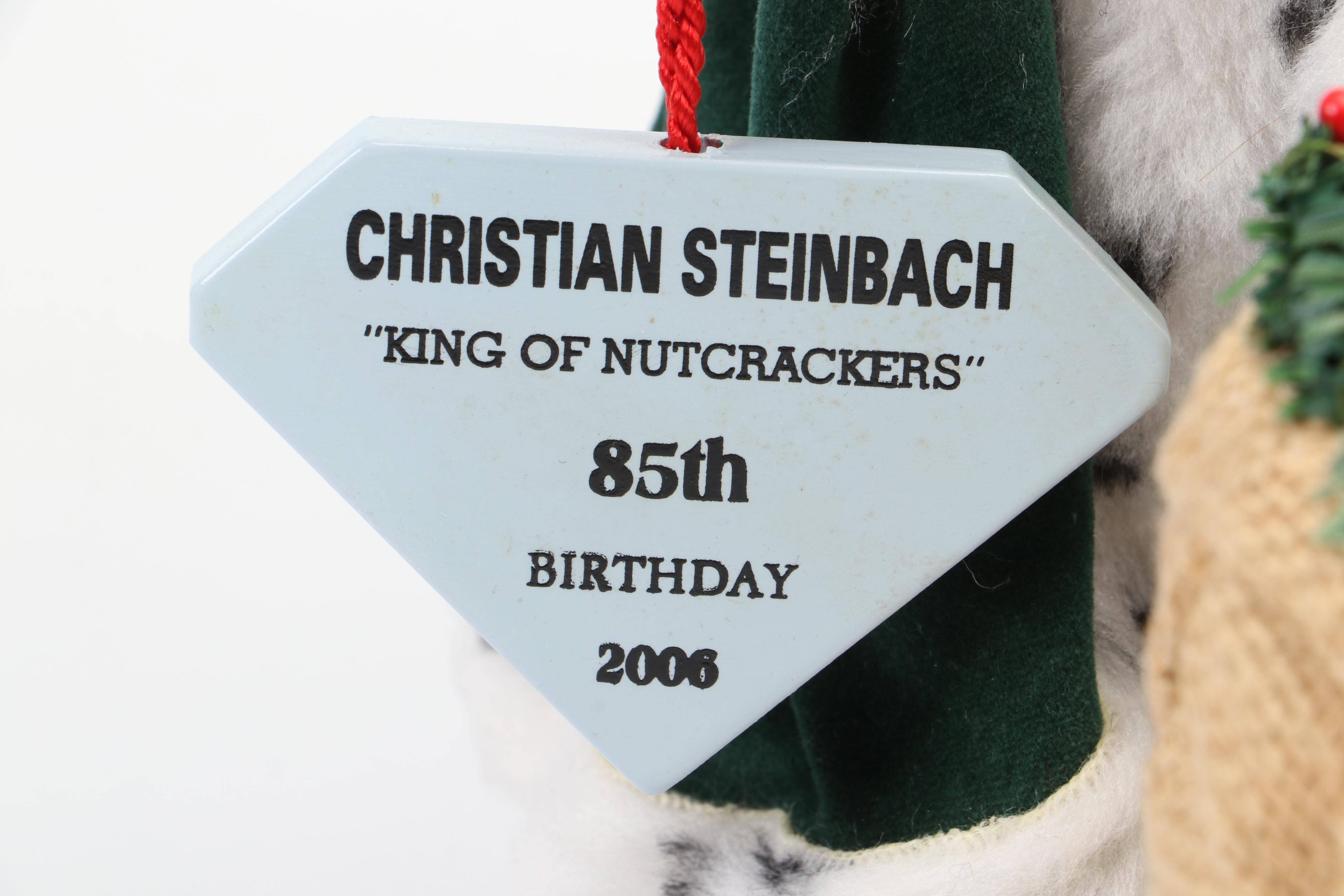 Steinbach "Ghost of Christmas Present" and "Mr. Fezziwig" Handmade Nutcrackers