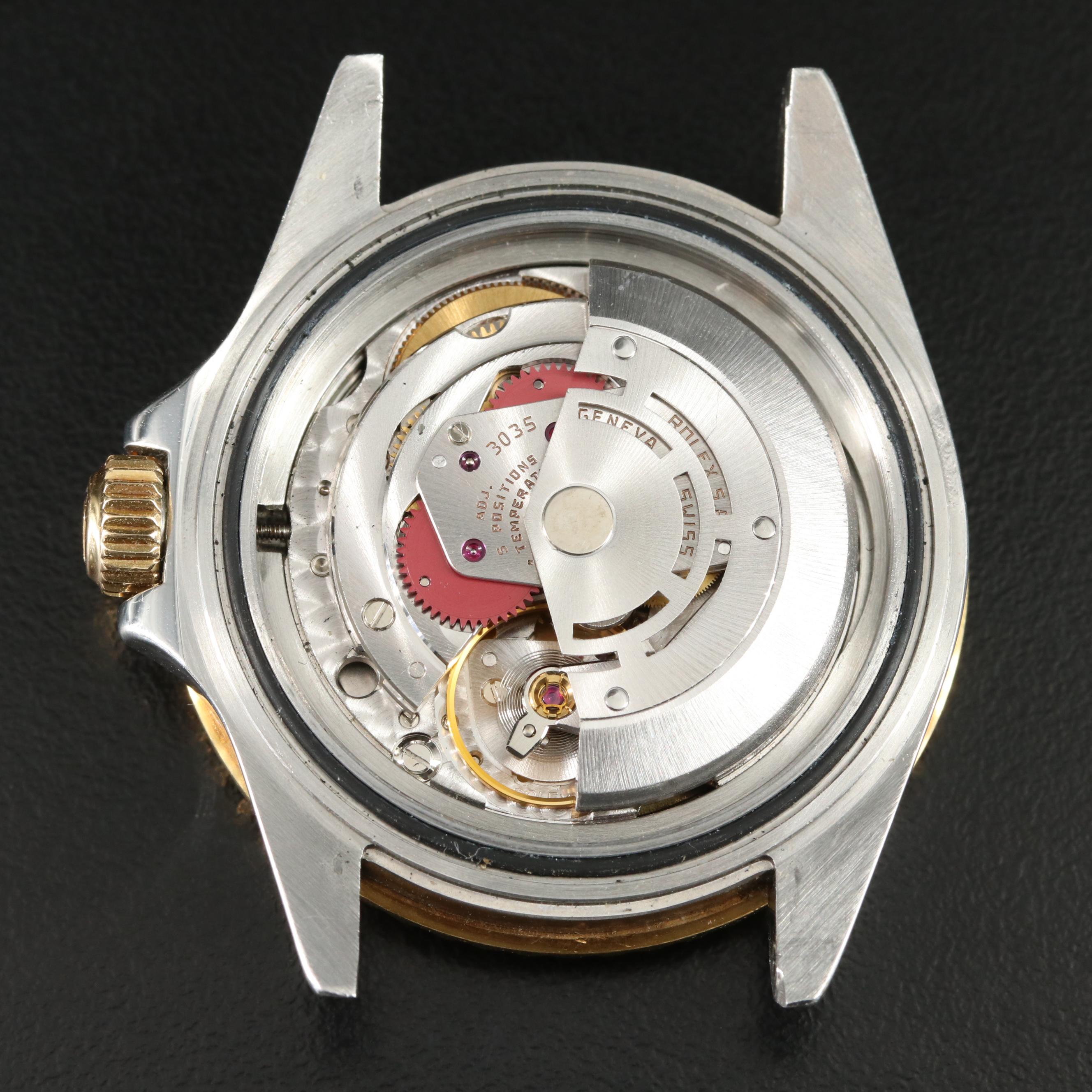 1986 Rolex Submariner Date Black Dial, Two-Tone Watch