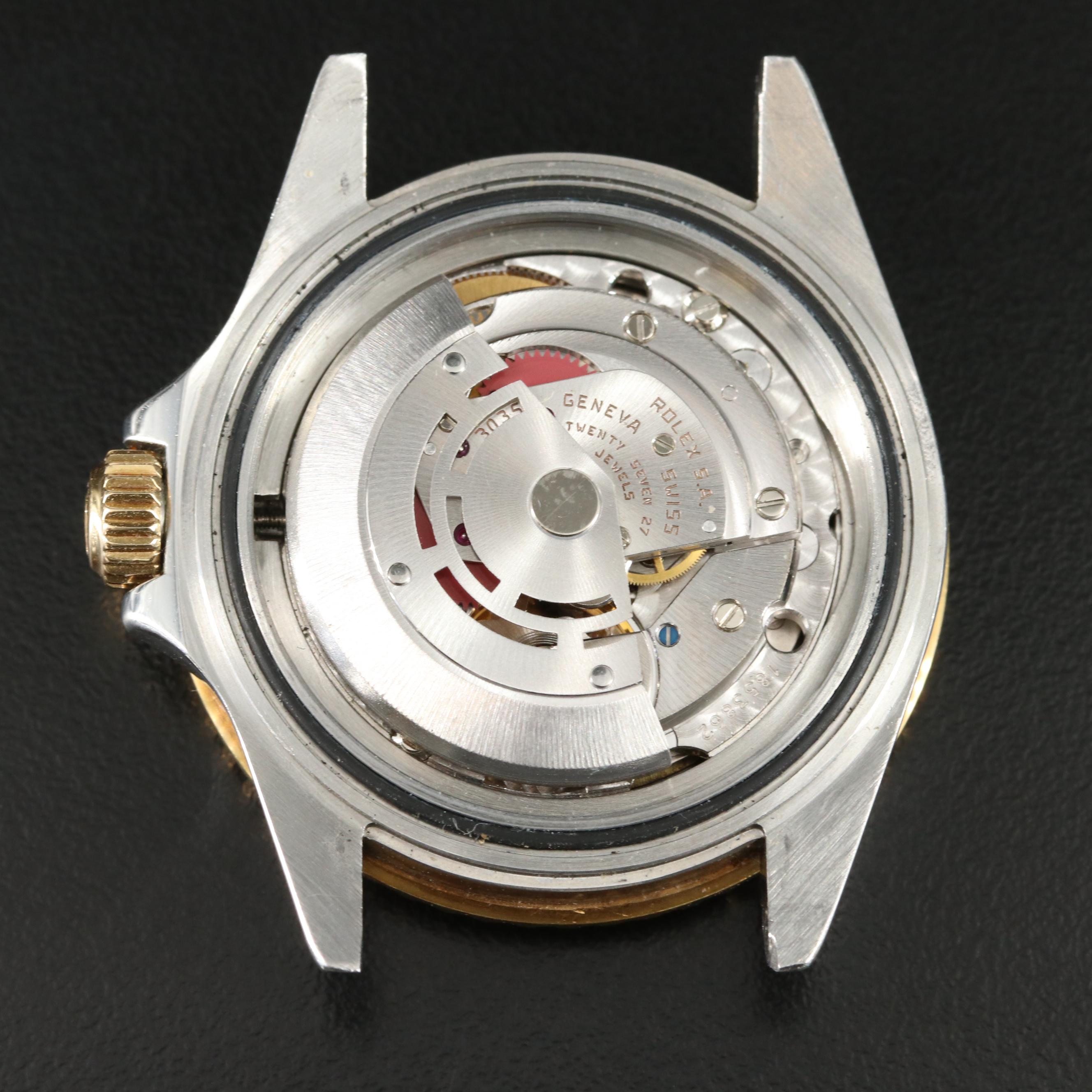 1986 Rolex Submariner Date Black Dial, Two-Tone Watch