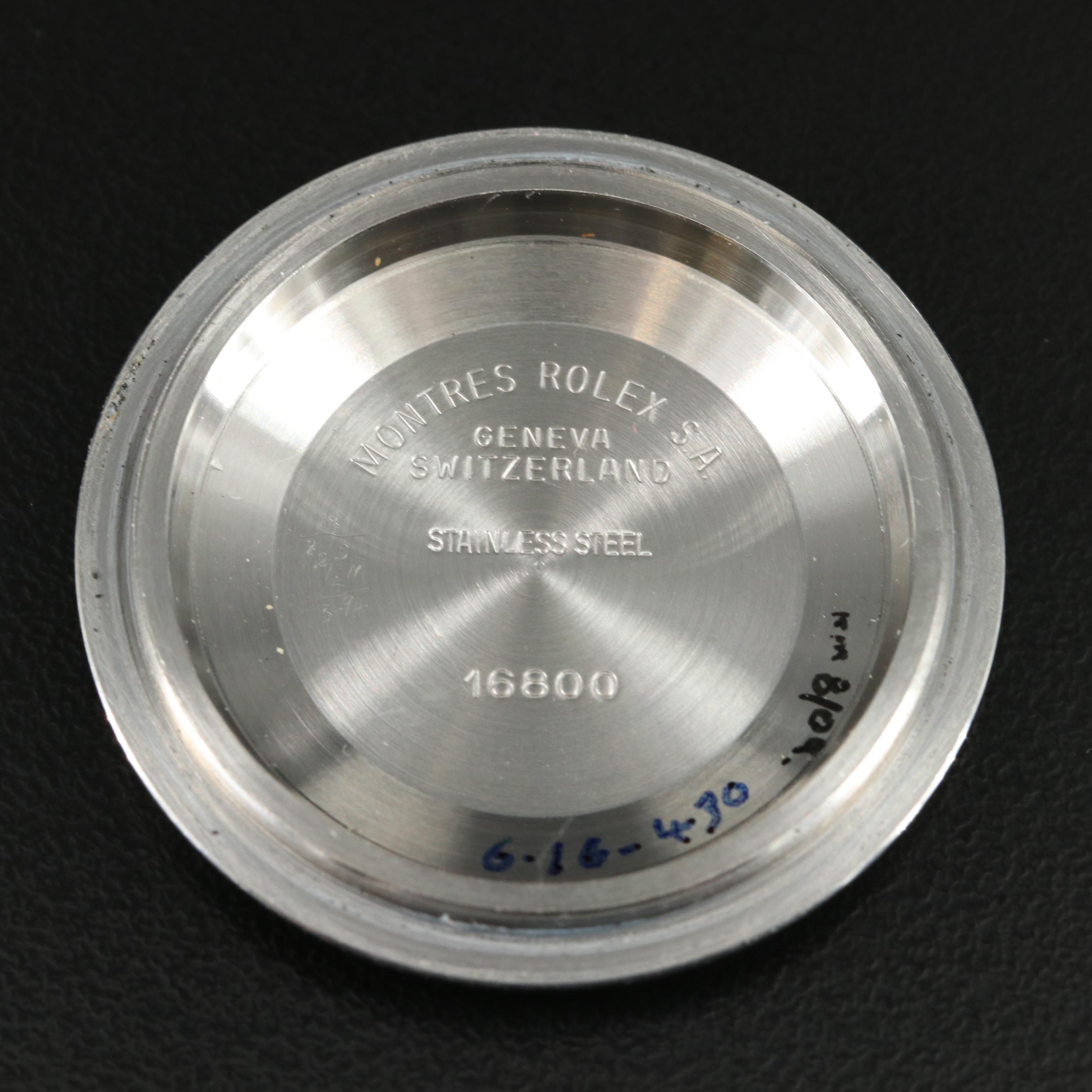 1986 Rolex Submariner Date Black Dial, Two-Tone Watch