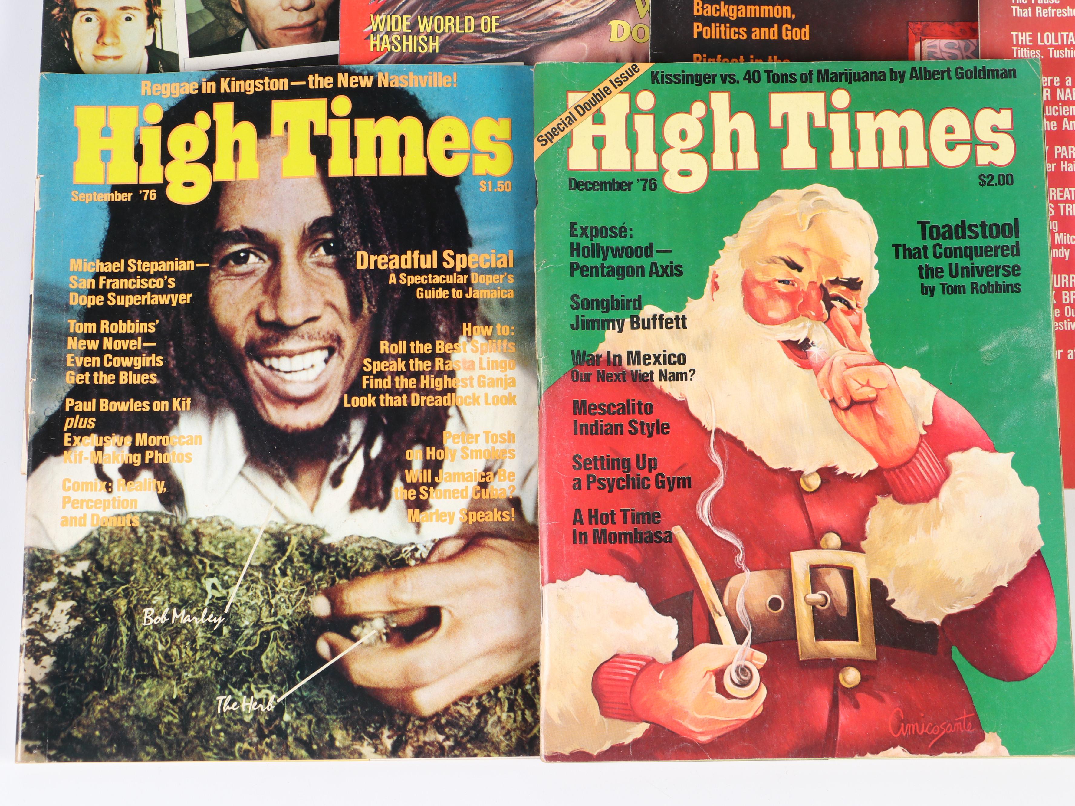"High Times" Magazine Issues, 1976–1978