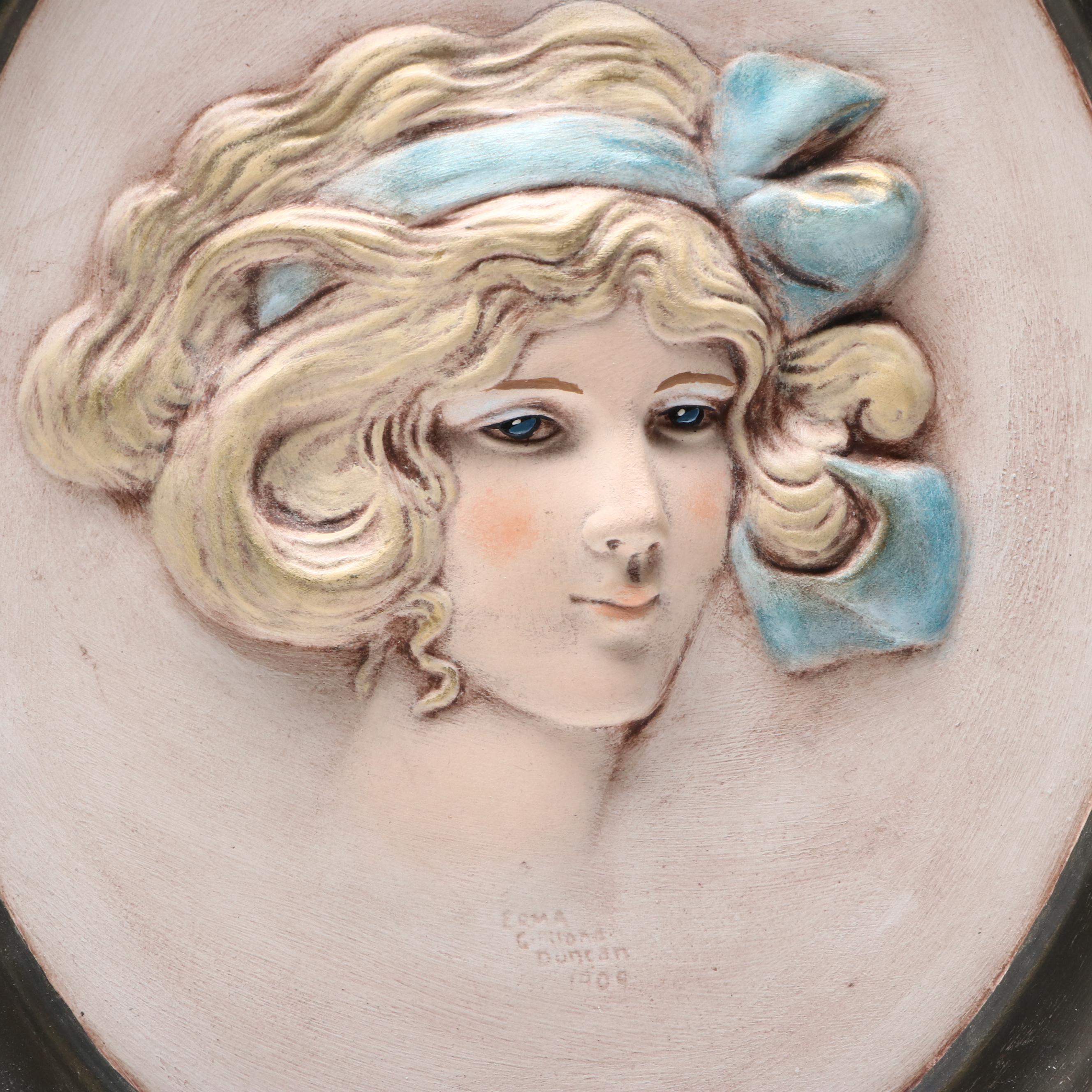 Duncan Ceramic Products Framed Ceramic Relief Wall Hangings