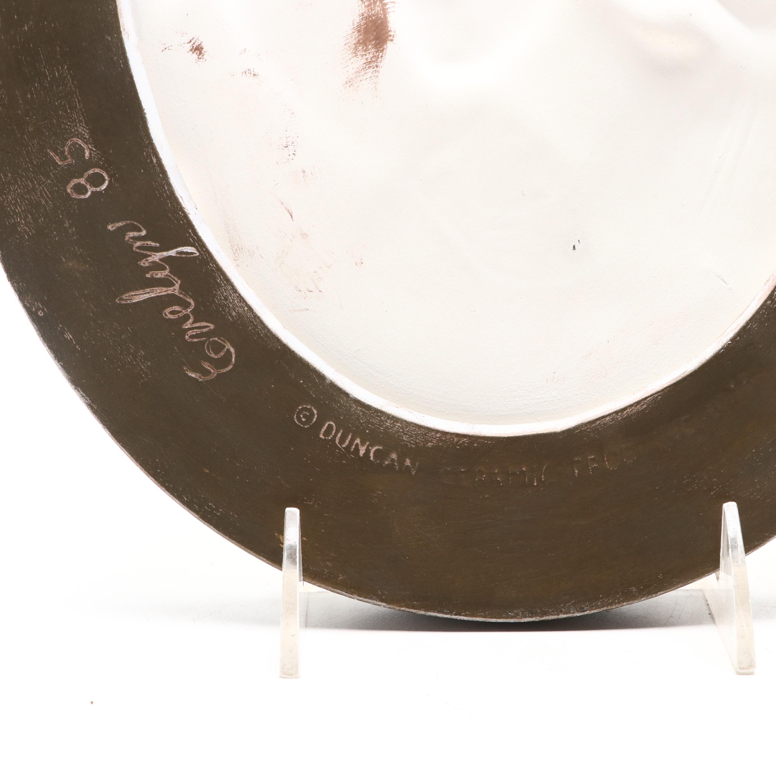 Duncan Ceramic Products Framed Ceramic Relief Wall Hangings