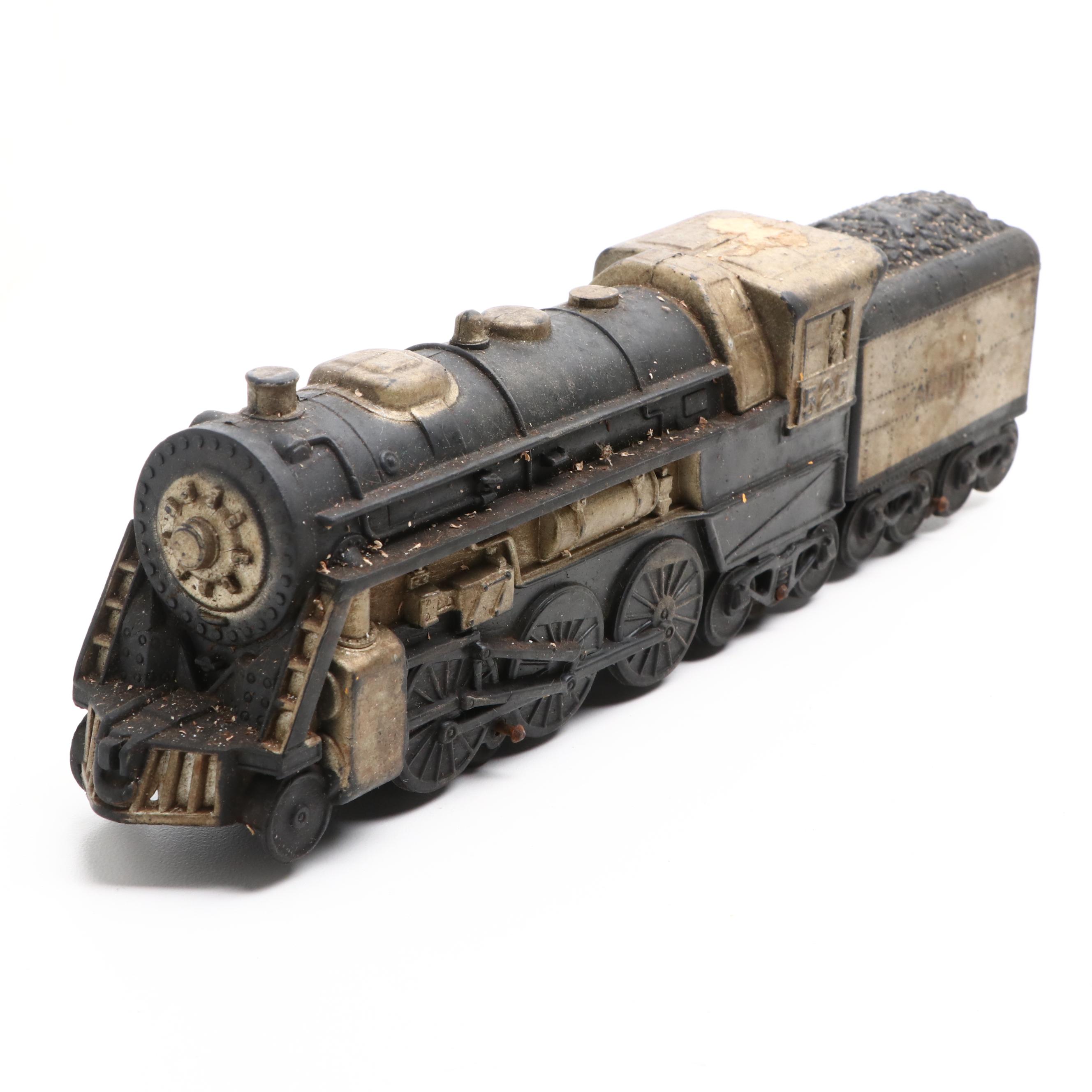 Auburn Rubber Company Toy Tanks, Locomotive and Trucks, Mid-20th Century