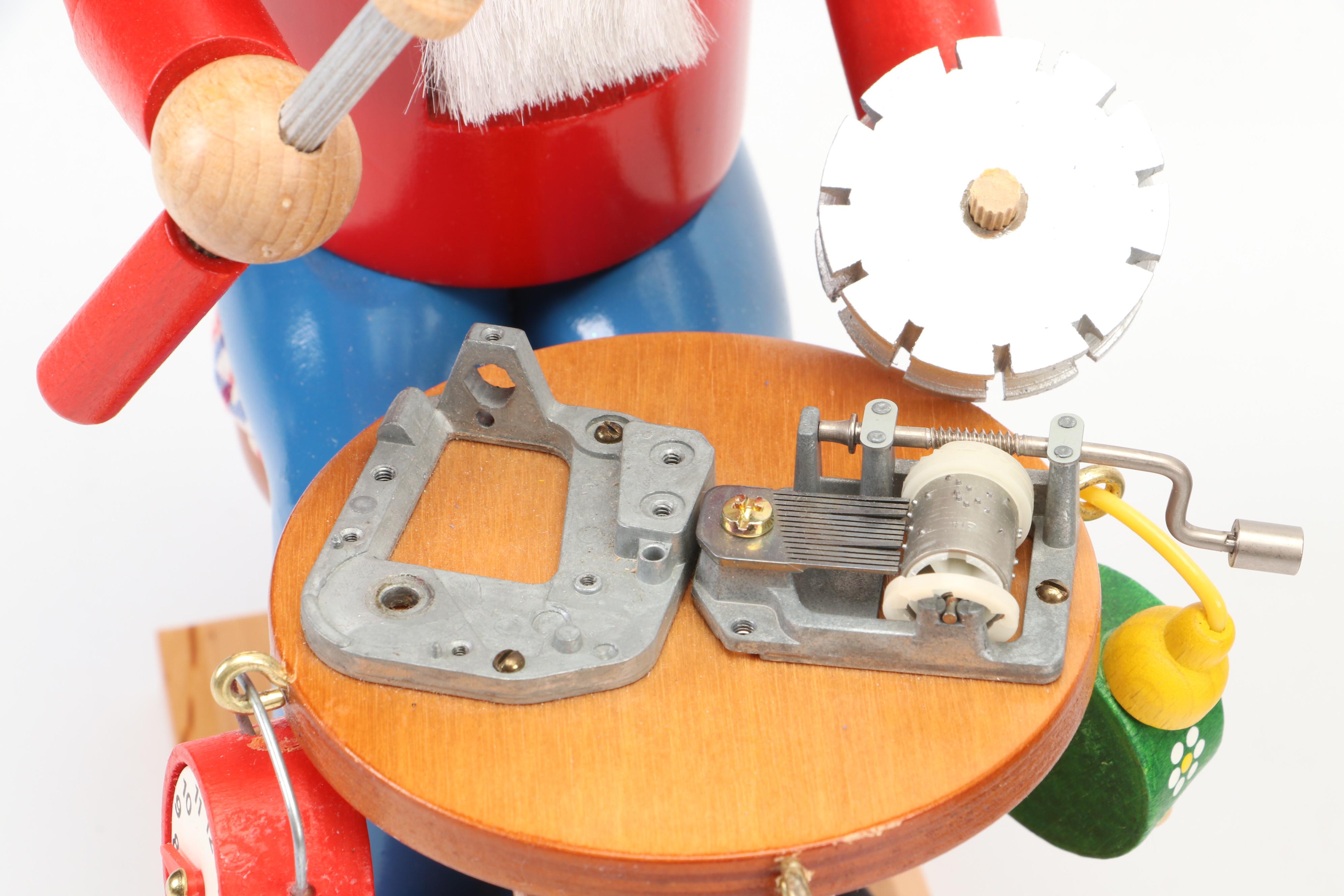 Steinbach Miller, Clock Maker, and Blacksmith Handcrafted Wooden Nutcrackers