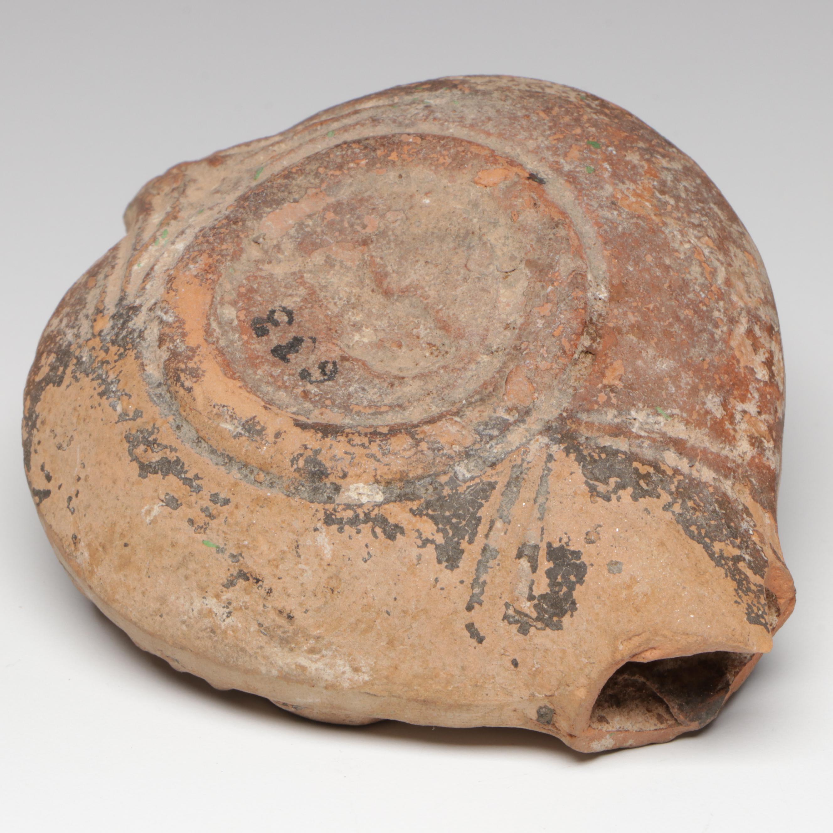 Roman Terracotta Oil Lamp