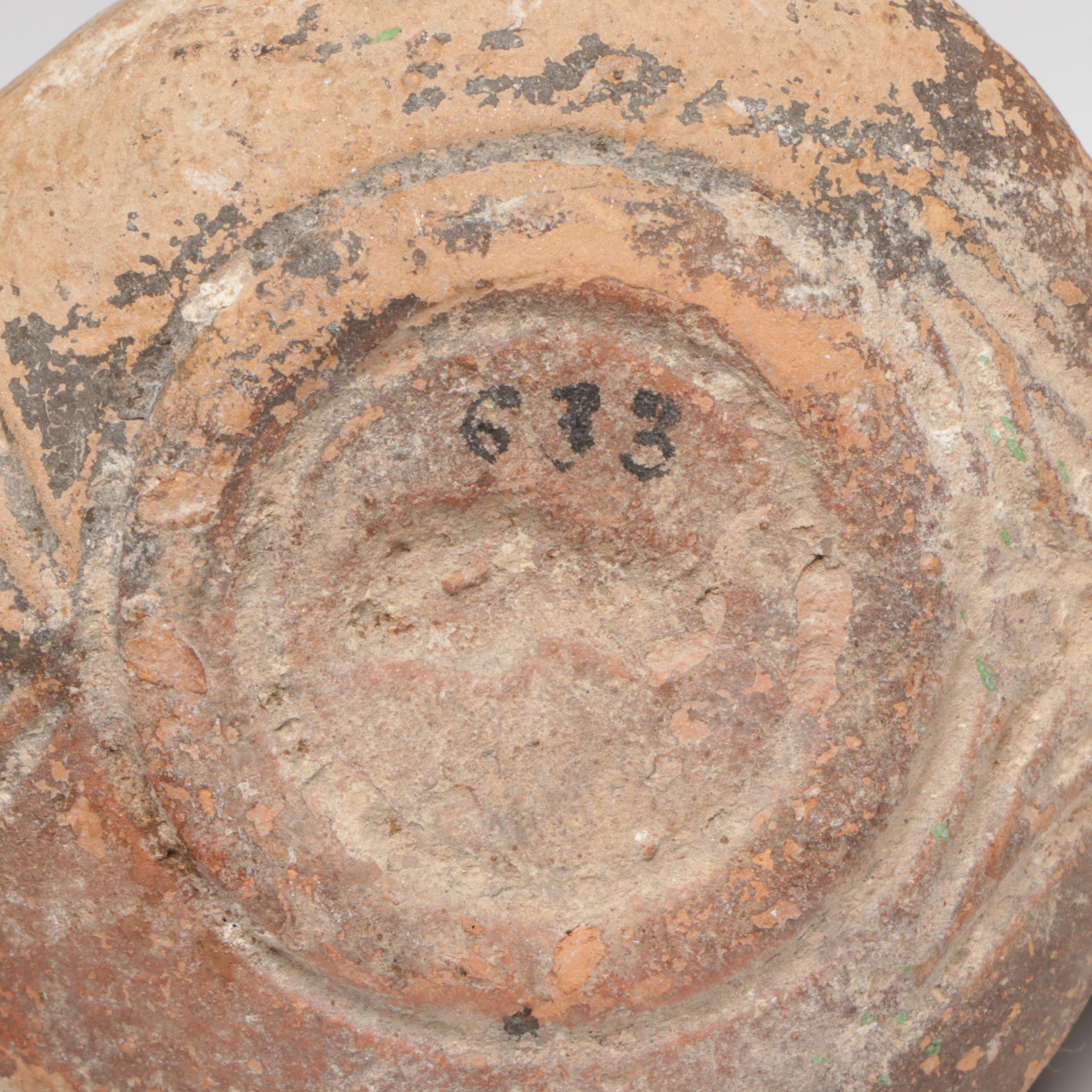 Roman Terracotta Oil Lamp