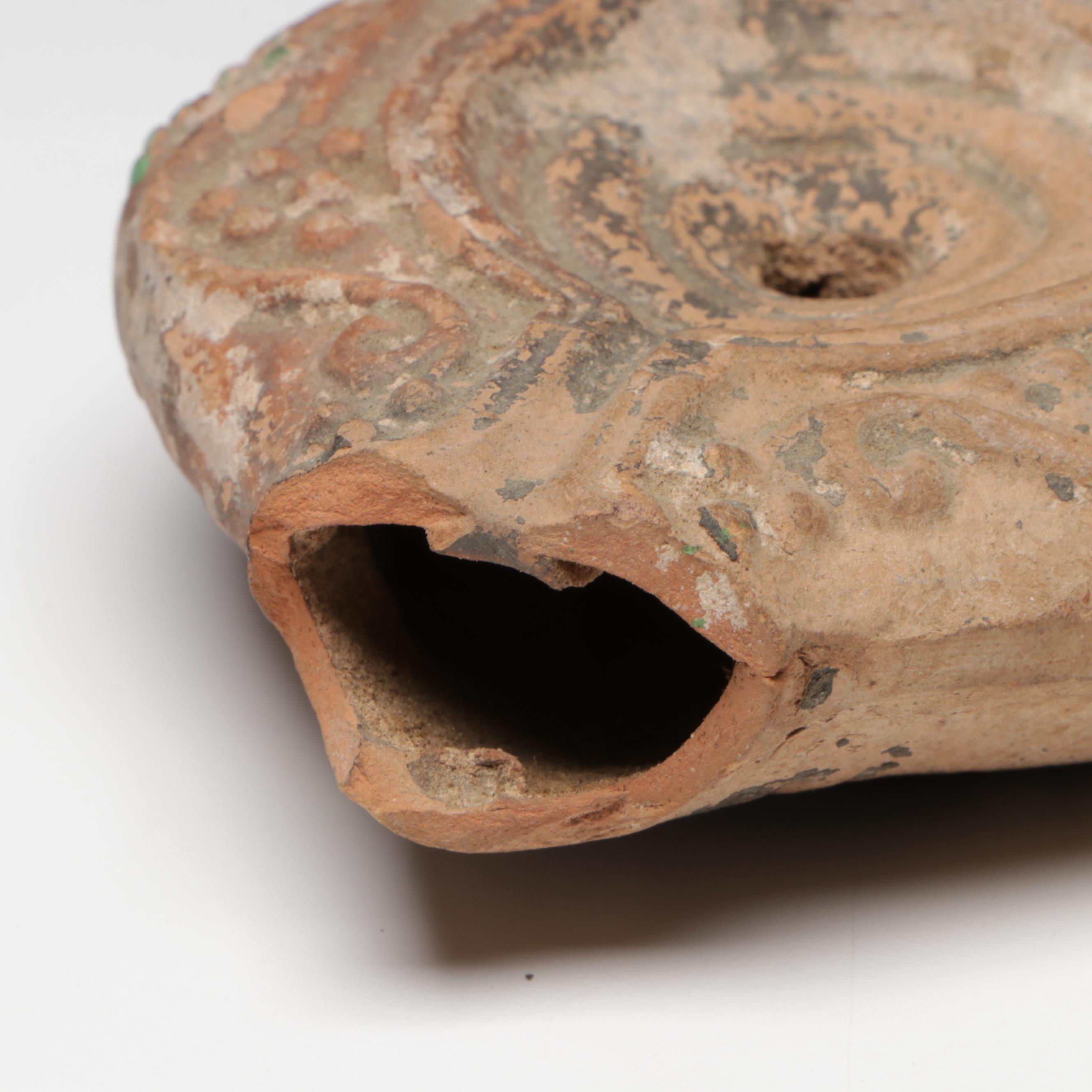 Roman Terracotta Oil Lamp