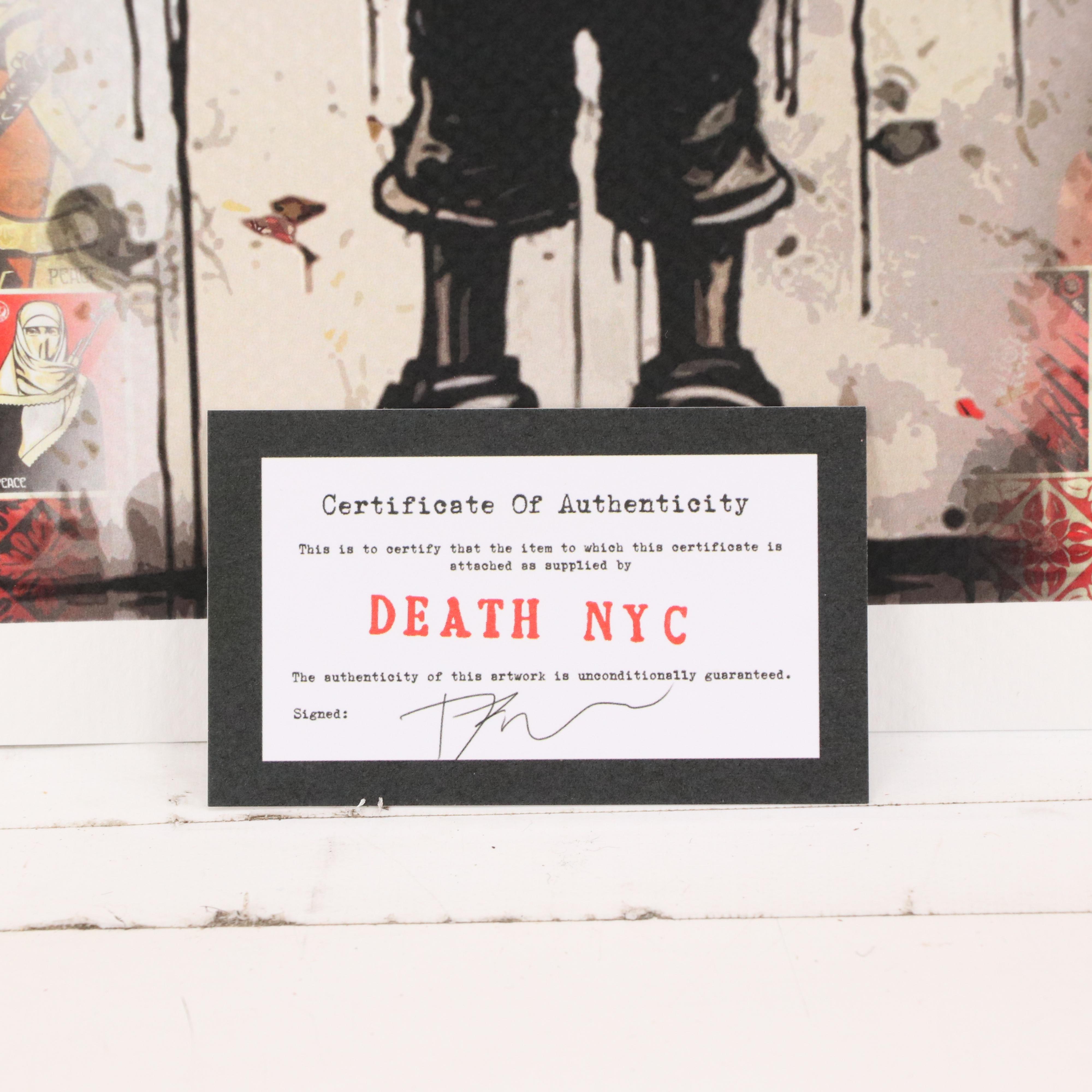 Death NYC Pop Art Digital Print With Shepard Fairey x Mickey, 21st Century