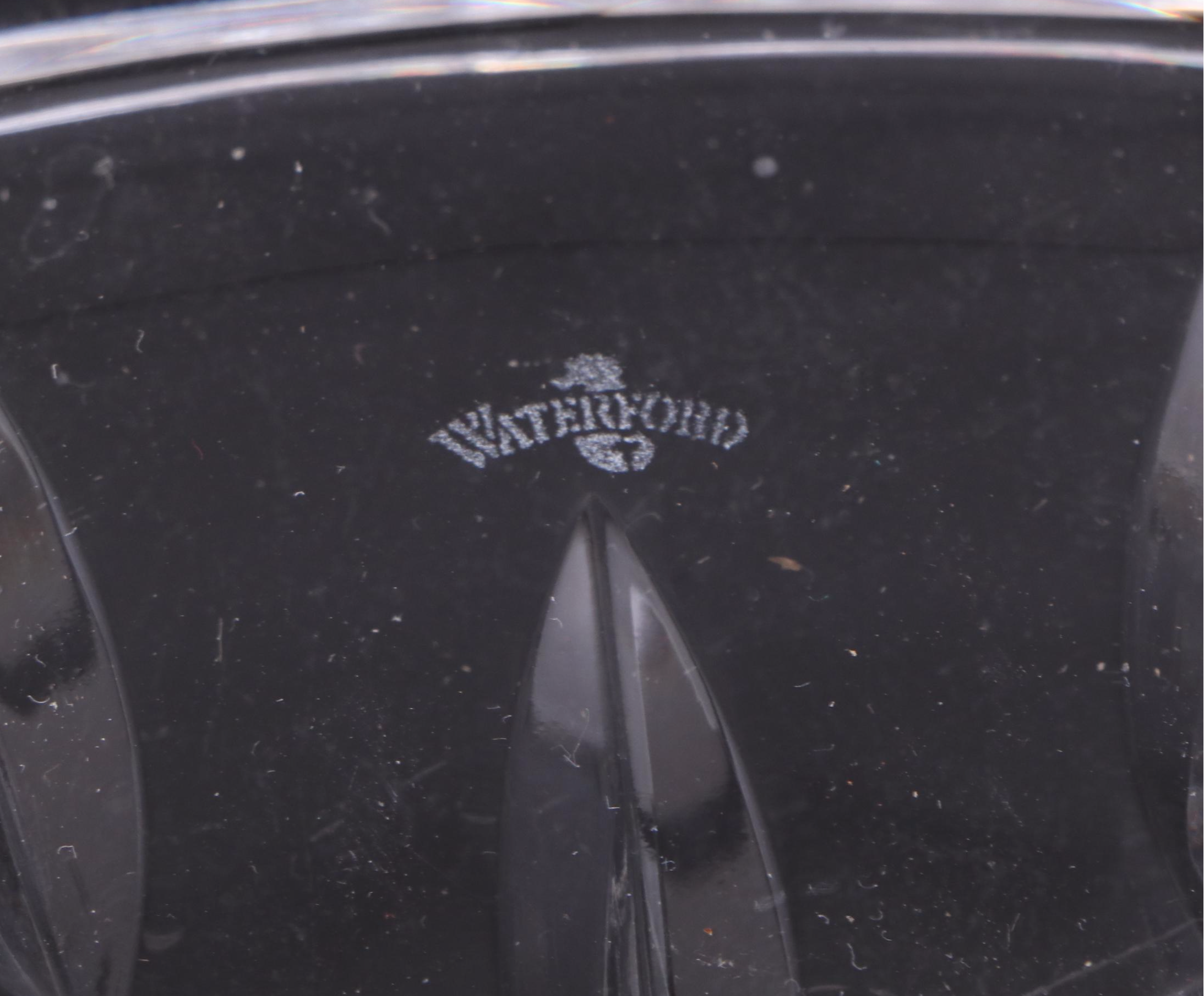 Waterford "Alana" Crystal Bowl and "Araglin" Crystal Round Platter