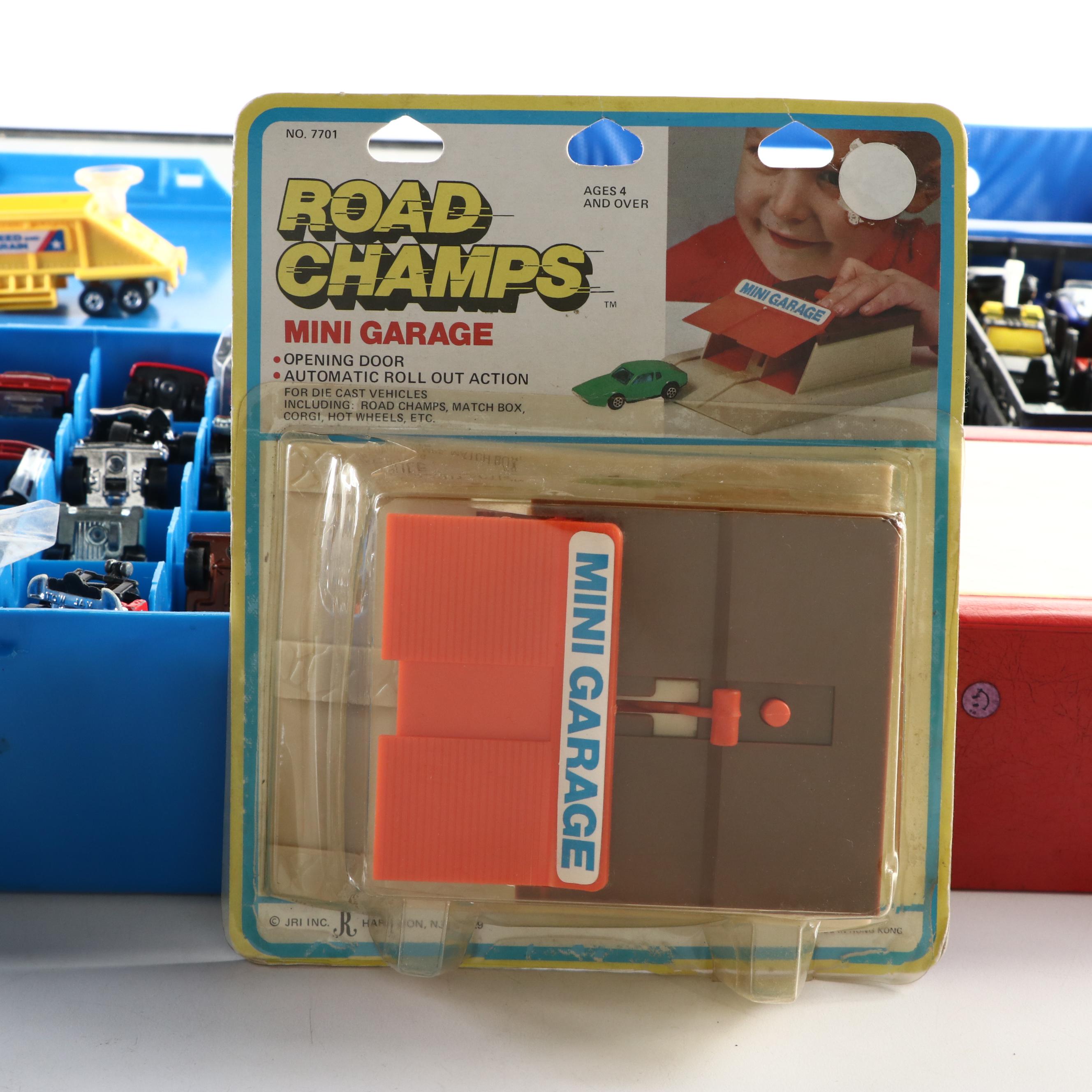 Hot Wheels, Matchbox with Other Toy Cars and Cases Including "Good Humor Truck"