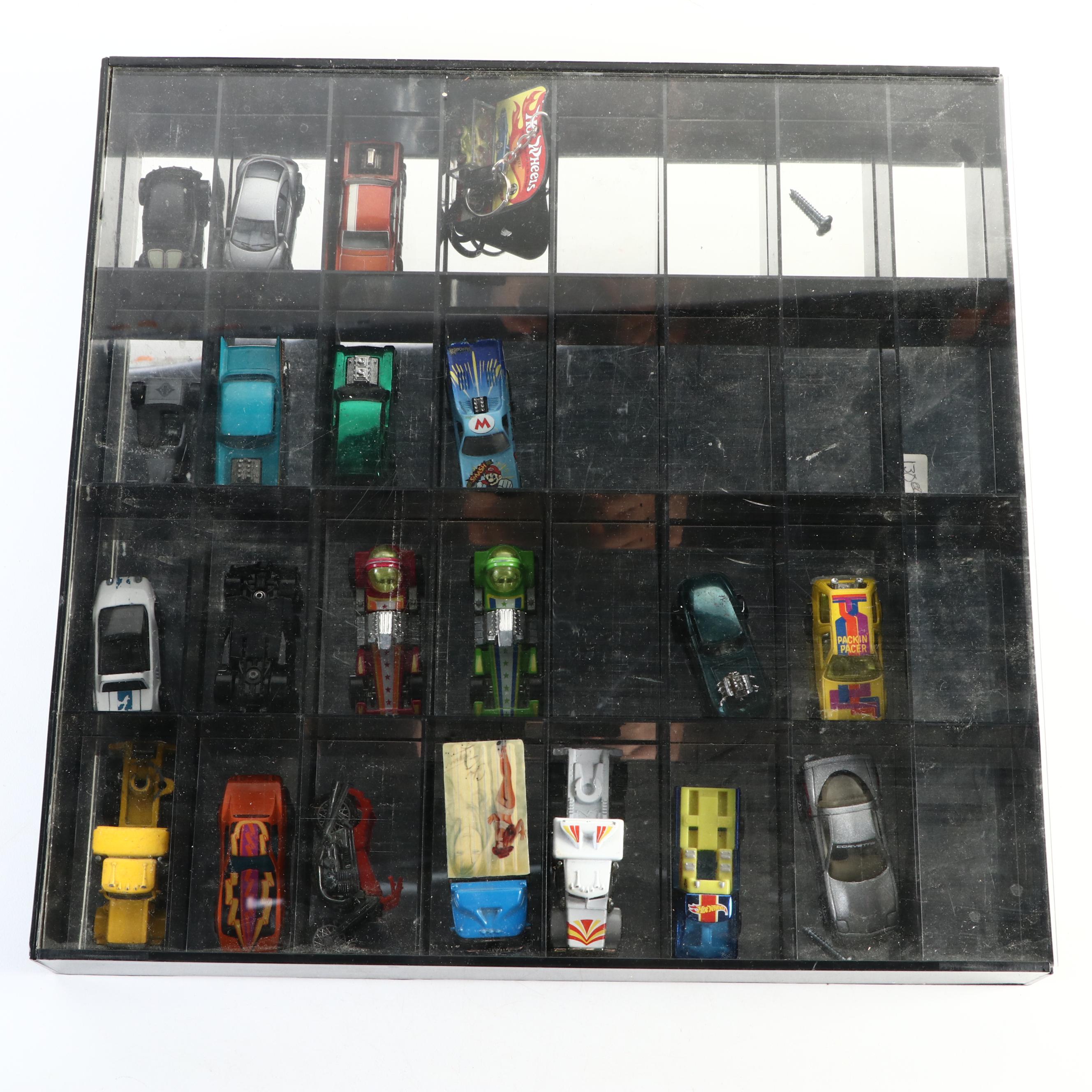 Hot Wheels, Matchbox with Other Toy Cars and Cases Including "Good Humor Truck"