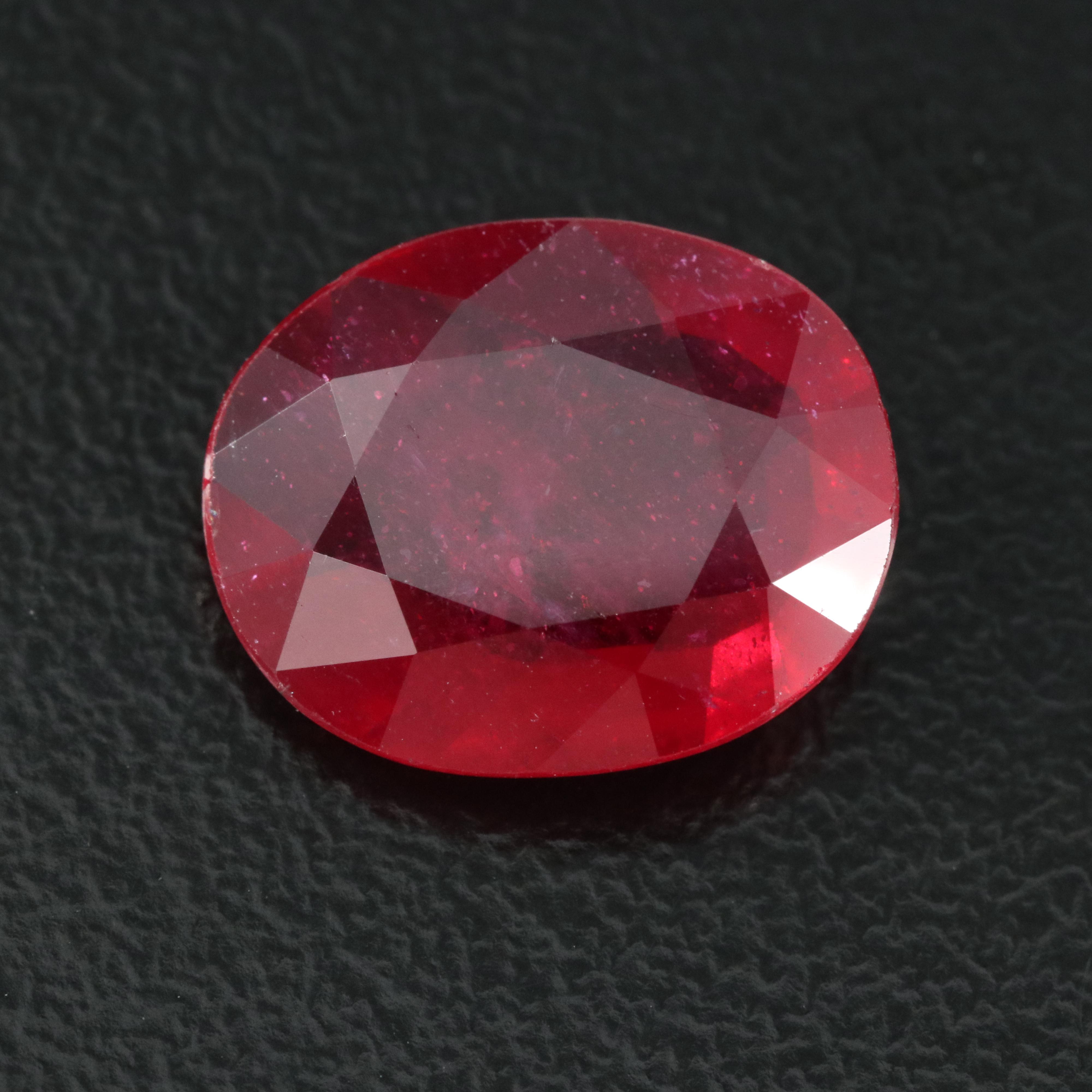 Loose 4.85 CT Filled Corundum
