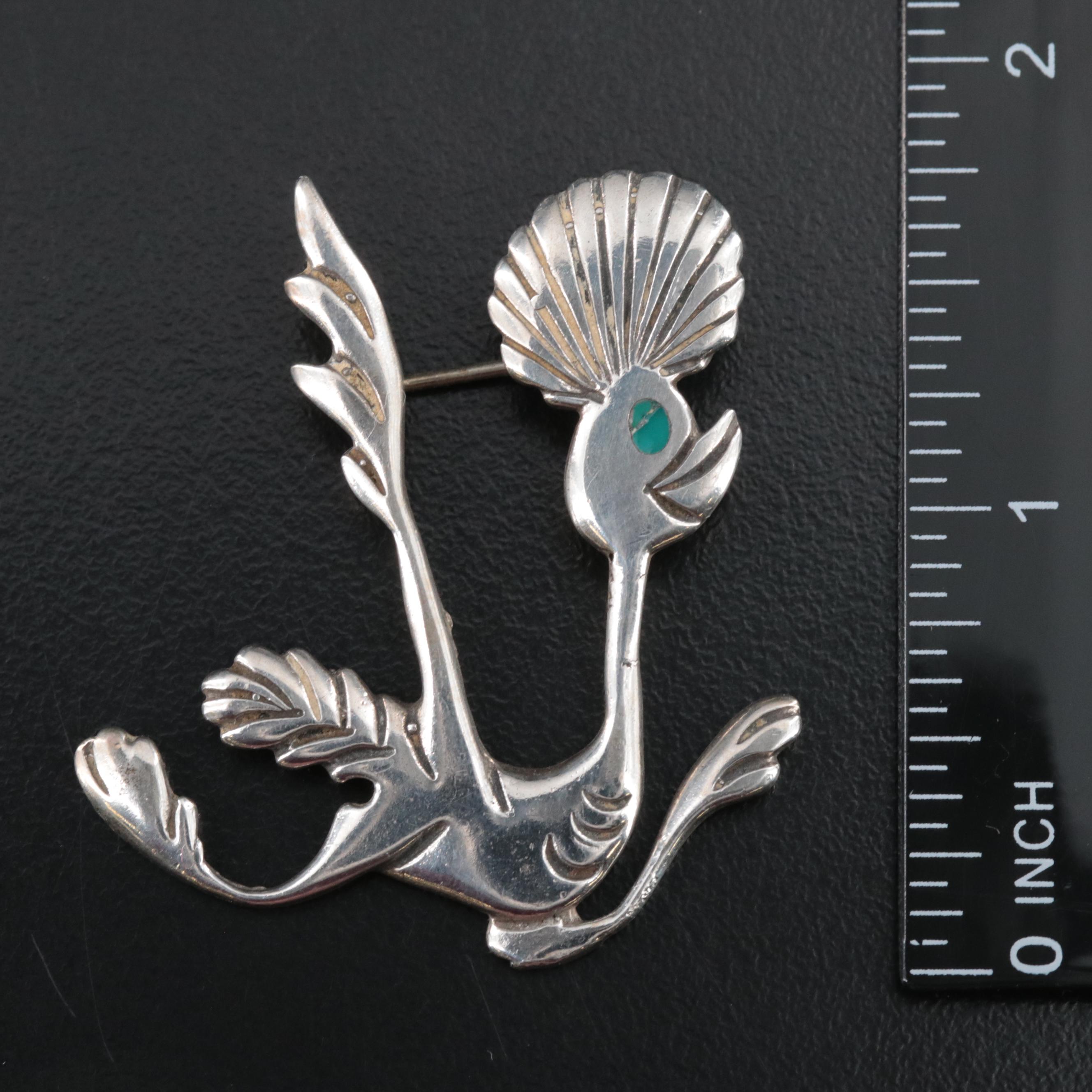 Southwestern Sterling Jewelry Including Turquoise and Mother-of-Pearl