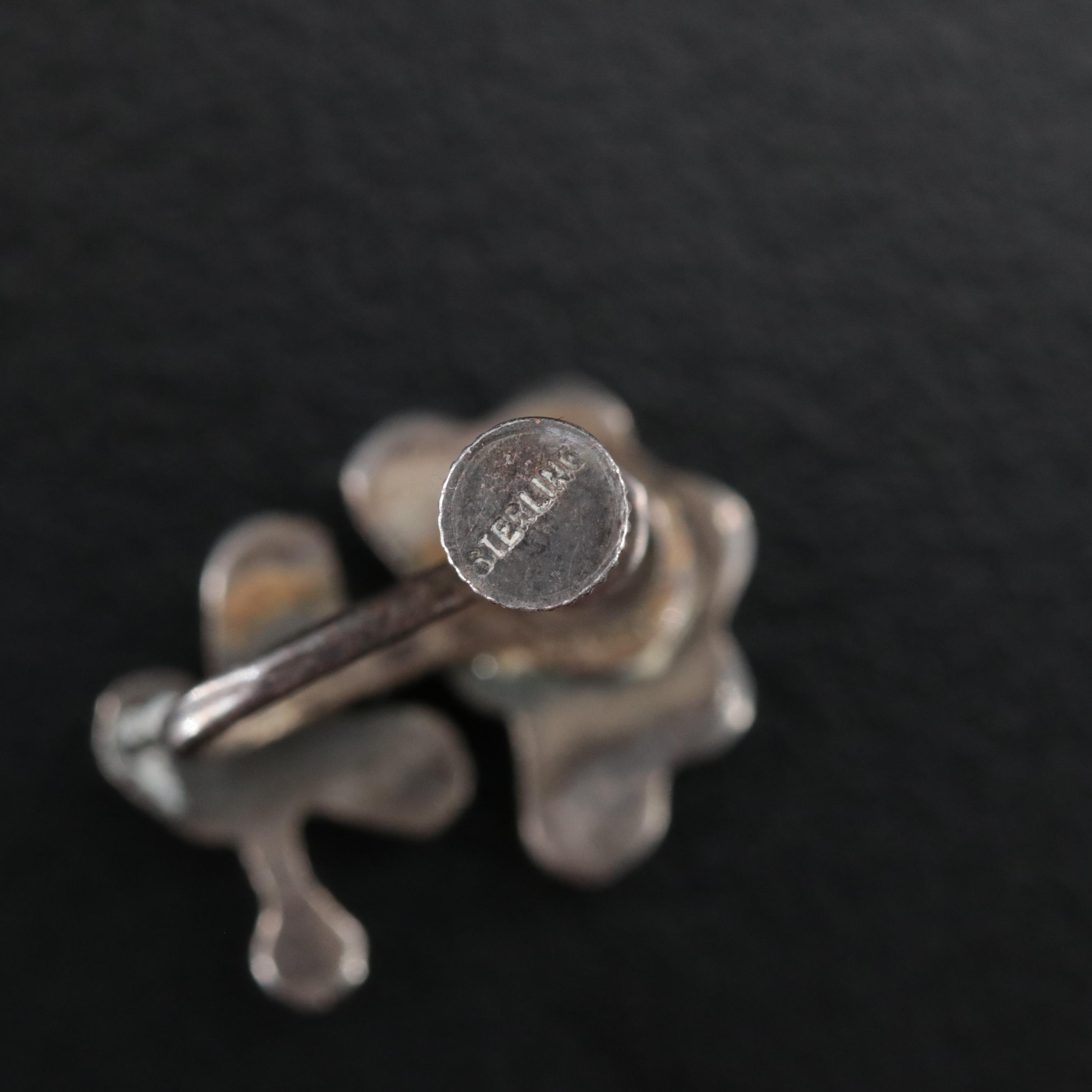 Southwestern Sterling Jewelry Including Turquoise and Mother-of-Pearl