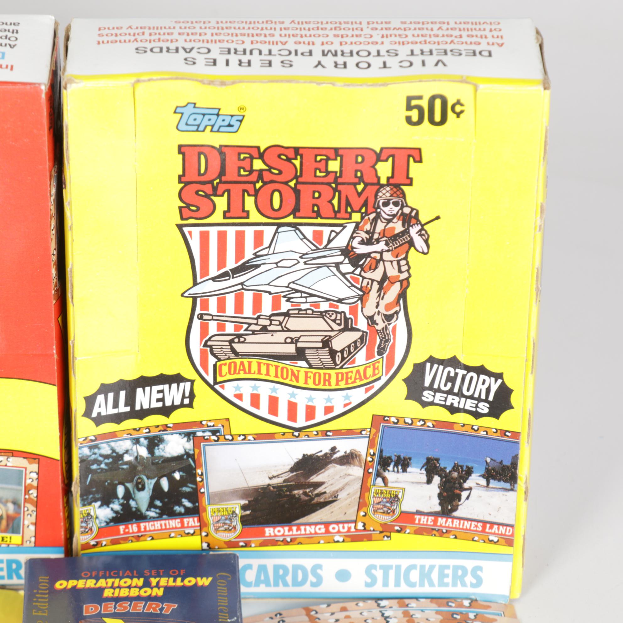 Desert Storm Trading Cards with Topps, Pro Set and More