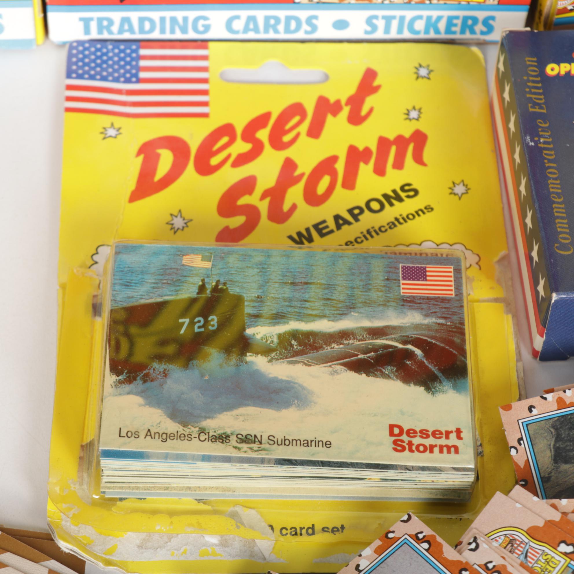 Desert Storm Trading Cards with Topps, Pro Set and More