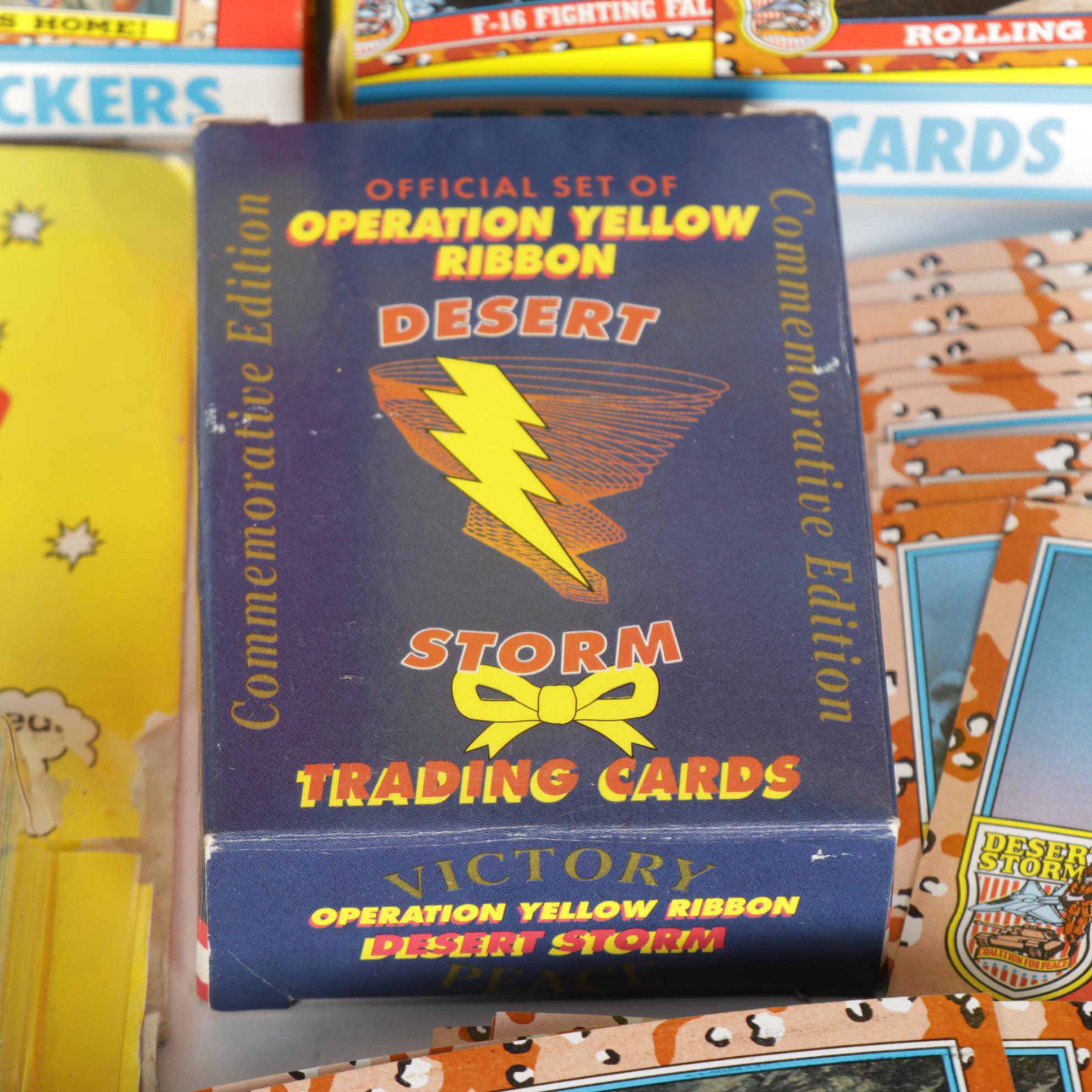 Desert Storm Trading Cards with Topps, Pro Set and More