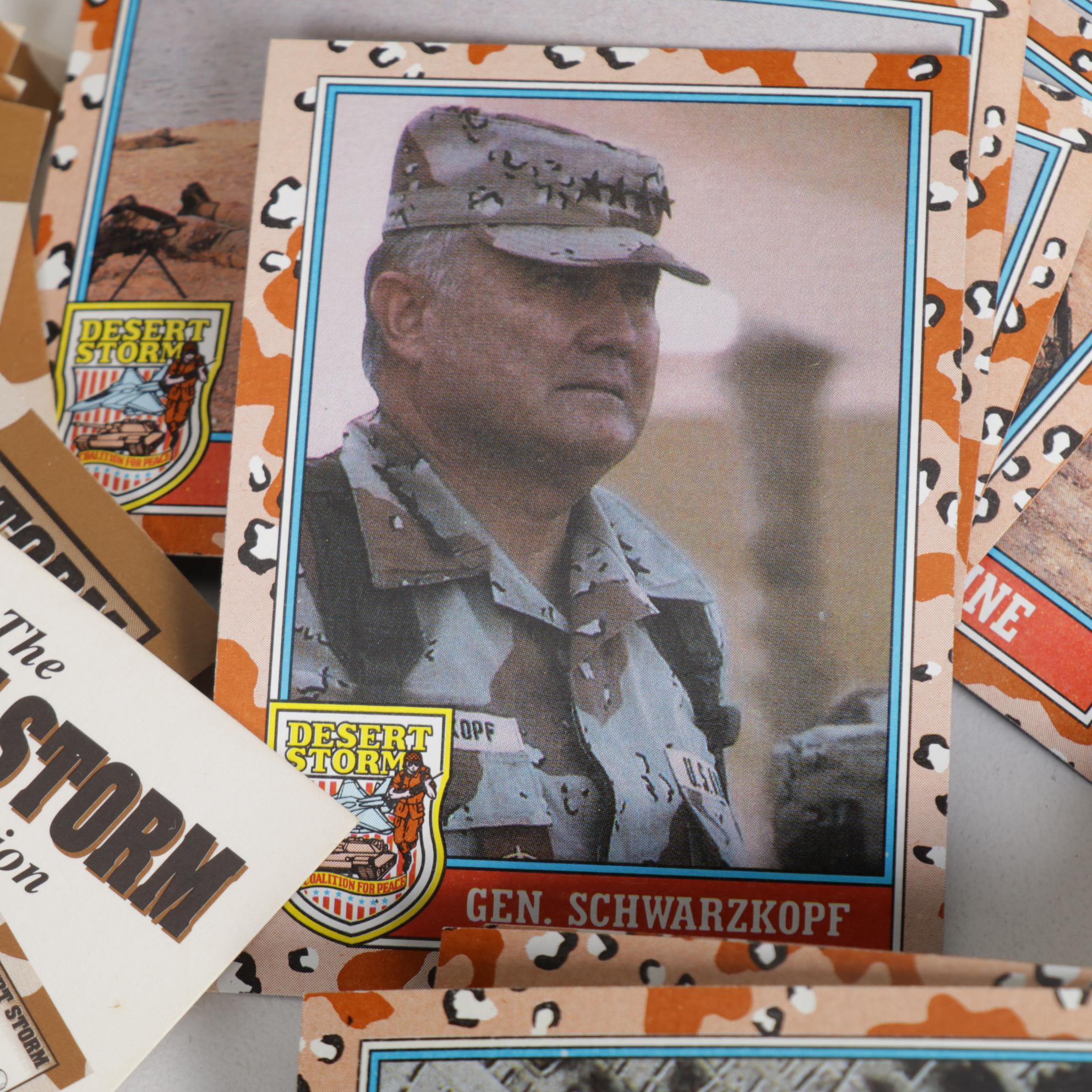 Desert Storm Trading Cards with Topps, Pro Set and More