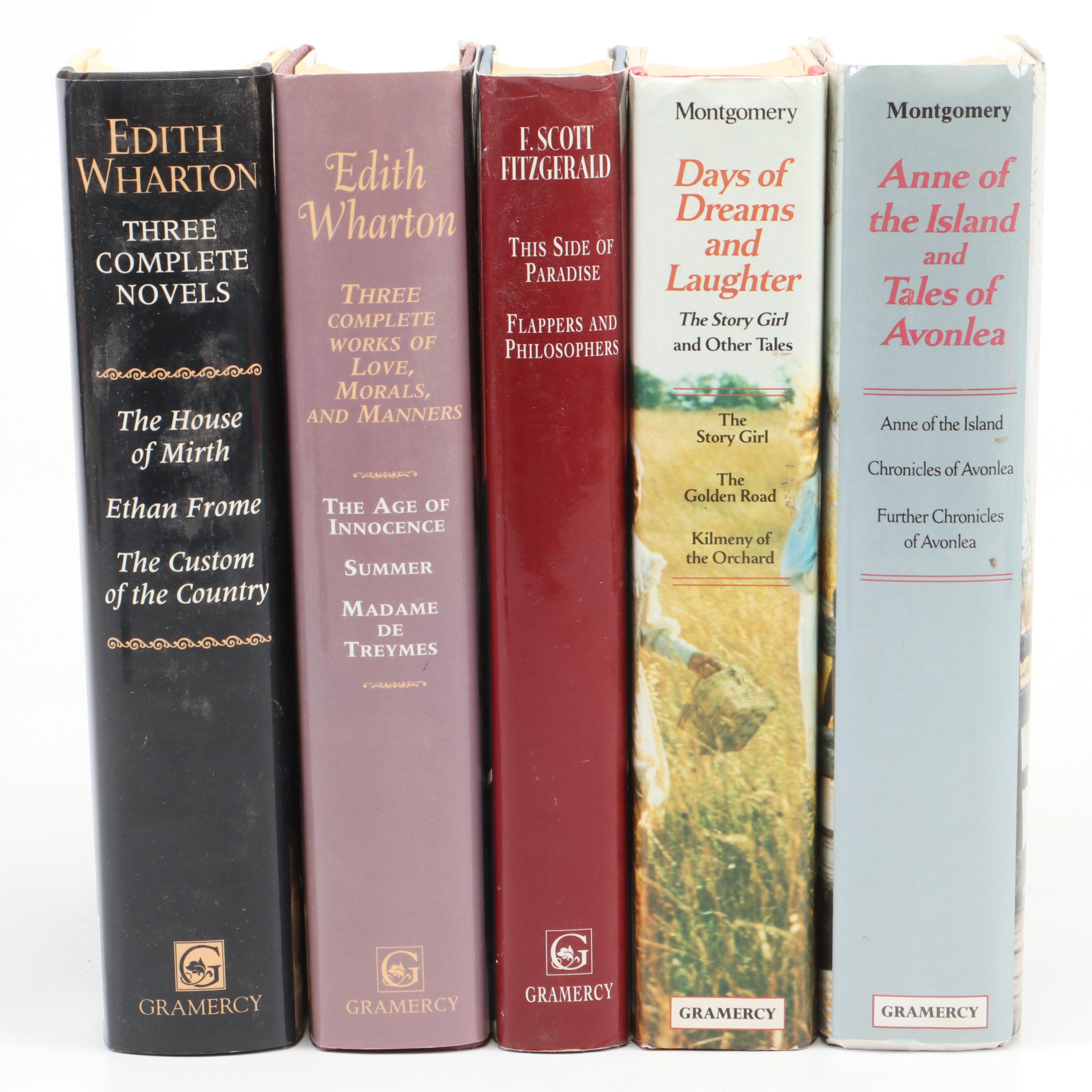 Edith Wharton, Lucy Maud Montgomery, and F. Scott Fitzgerald Anthologies