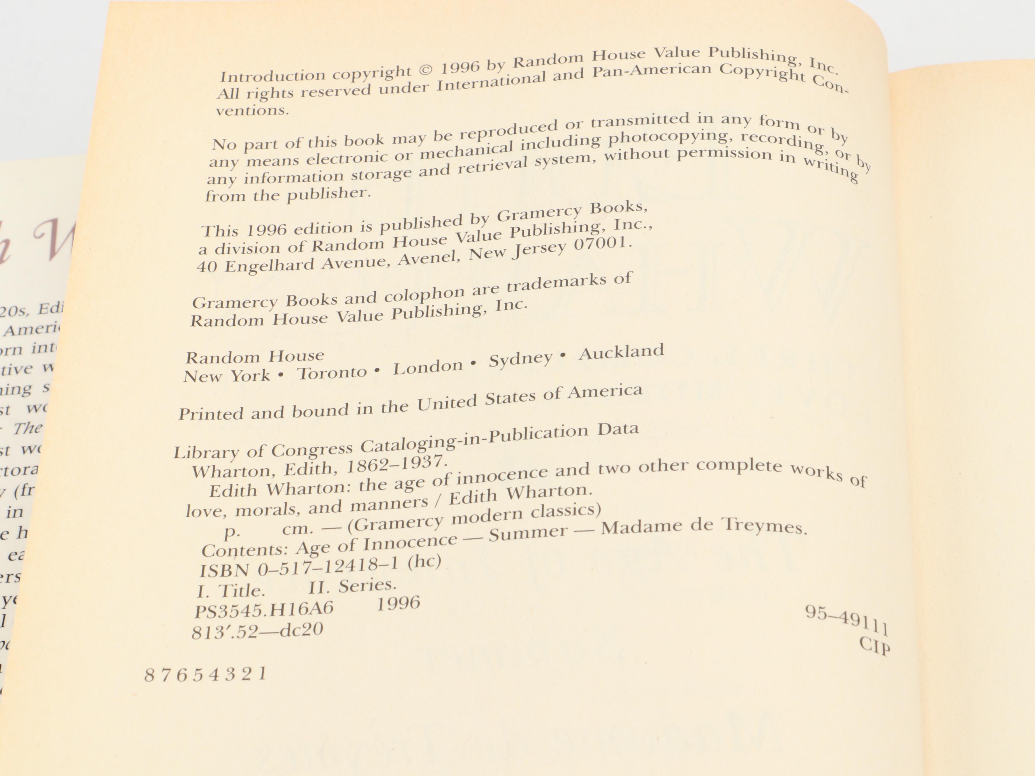 Edith Wharton, Lucy Maud Montgomery, and F. Scott Fitzgerald Anthologies