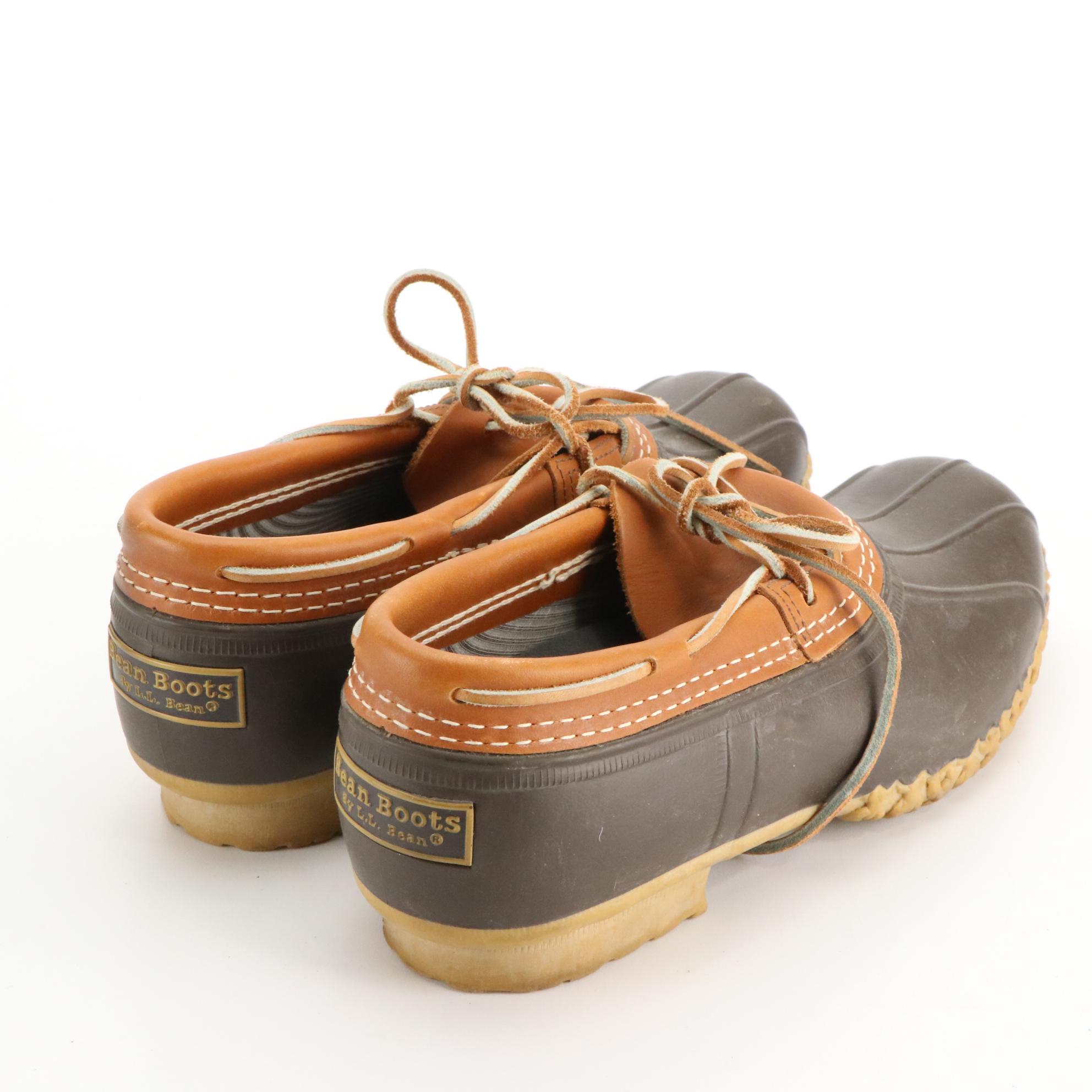 Men's Bean Boots by L.L. Bean Rubber Mocs and 6" Ankle Duck Boots