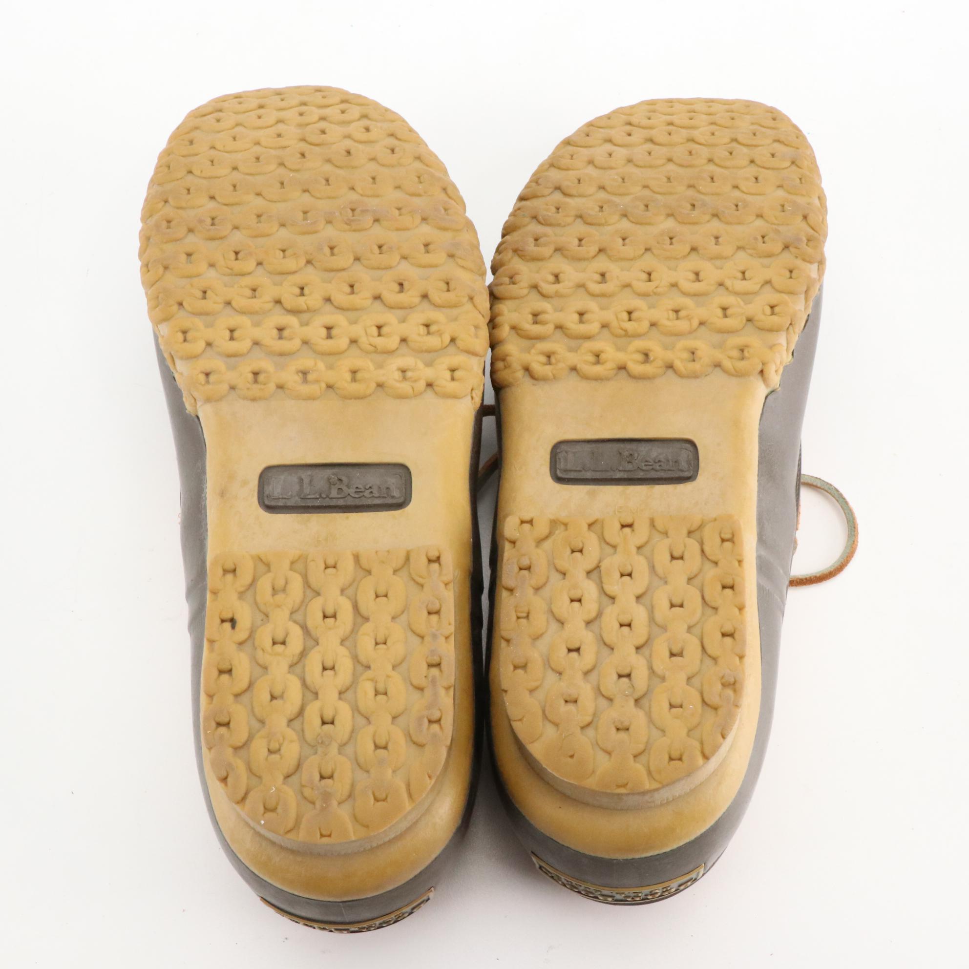 Men's Bean Boots by L.L. Bean Rubber Mocs and 6" Ankle Duck Boots