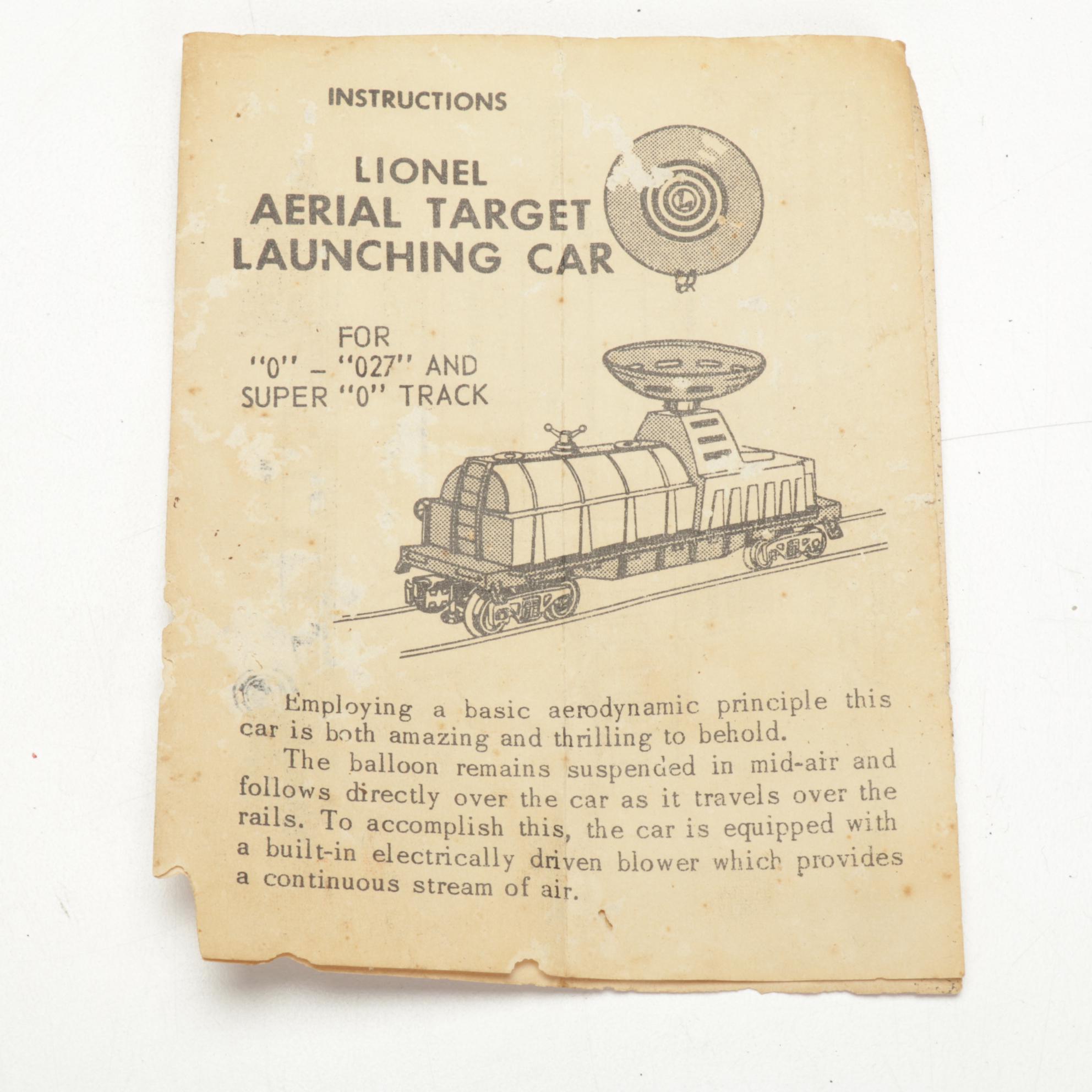 Lionel O-Gauge 681 Steam Locomotive with Tender and Assorted Cars