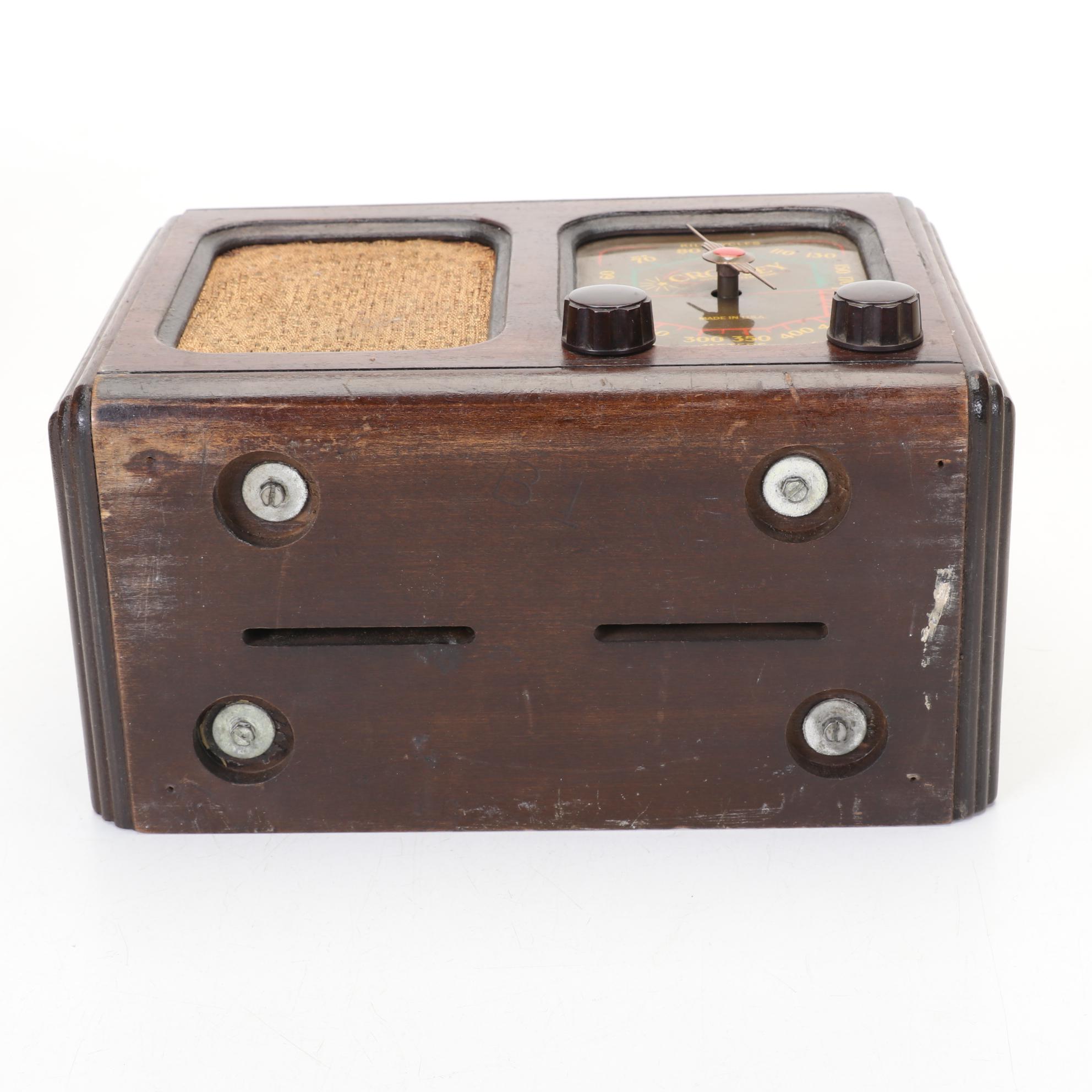 Crosley and Bendix Vacuum Tube Radios, Mid 20th Century