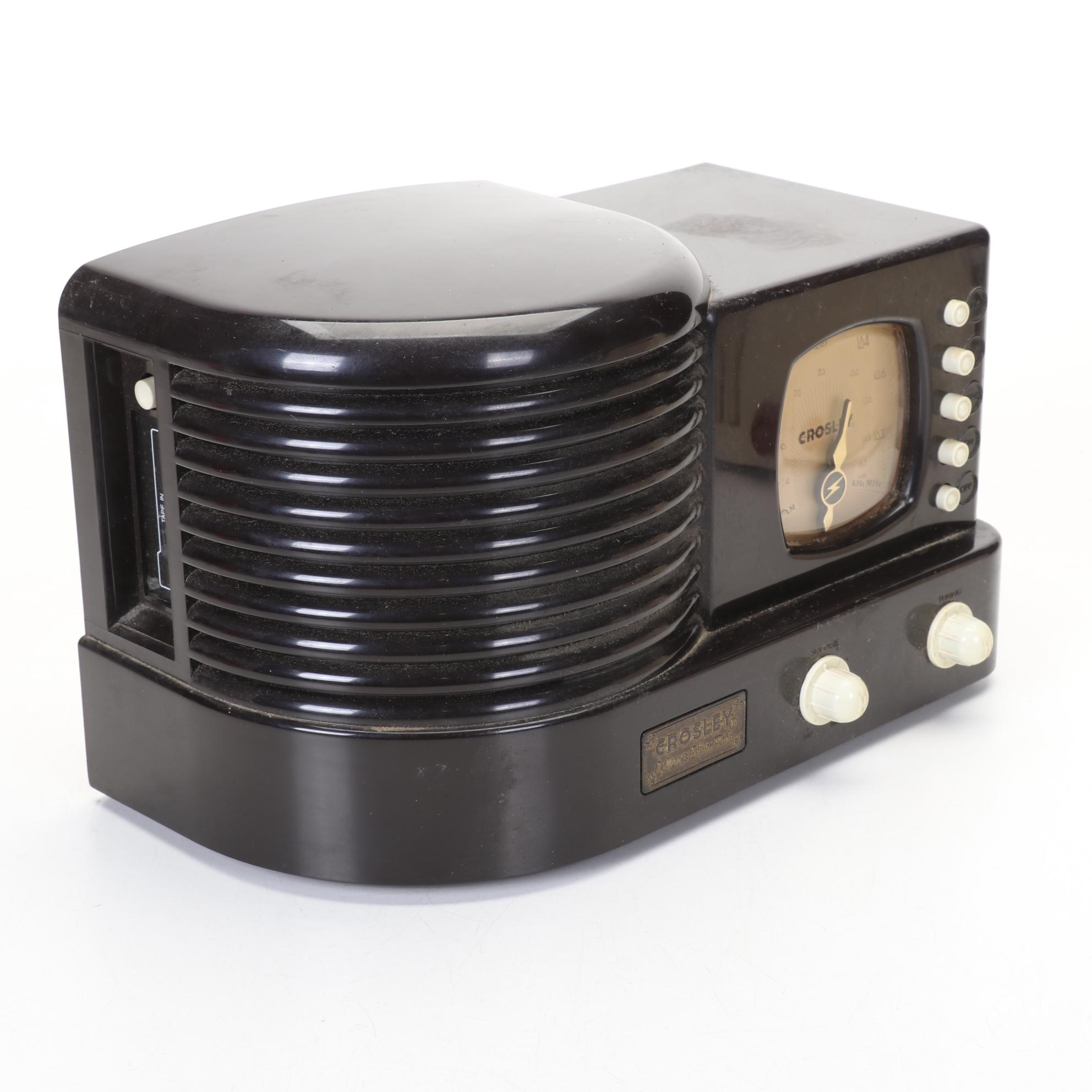 Crosley and Bendix Vacuum Tube Radios, Mid 20th Century