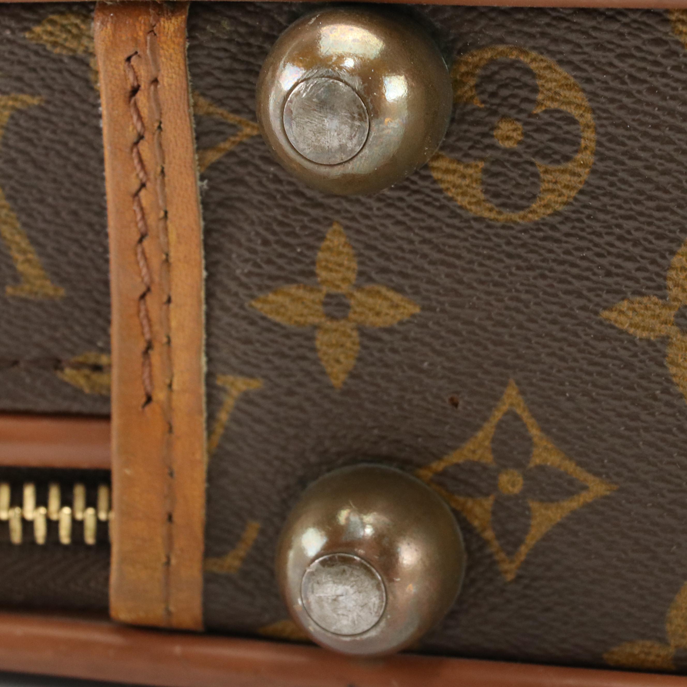 Louis Vuitton Soft Side Briefcase Bag in Monogram Canvas and Leather