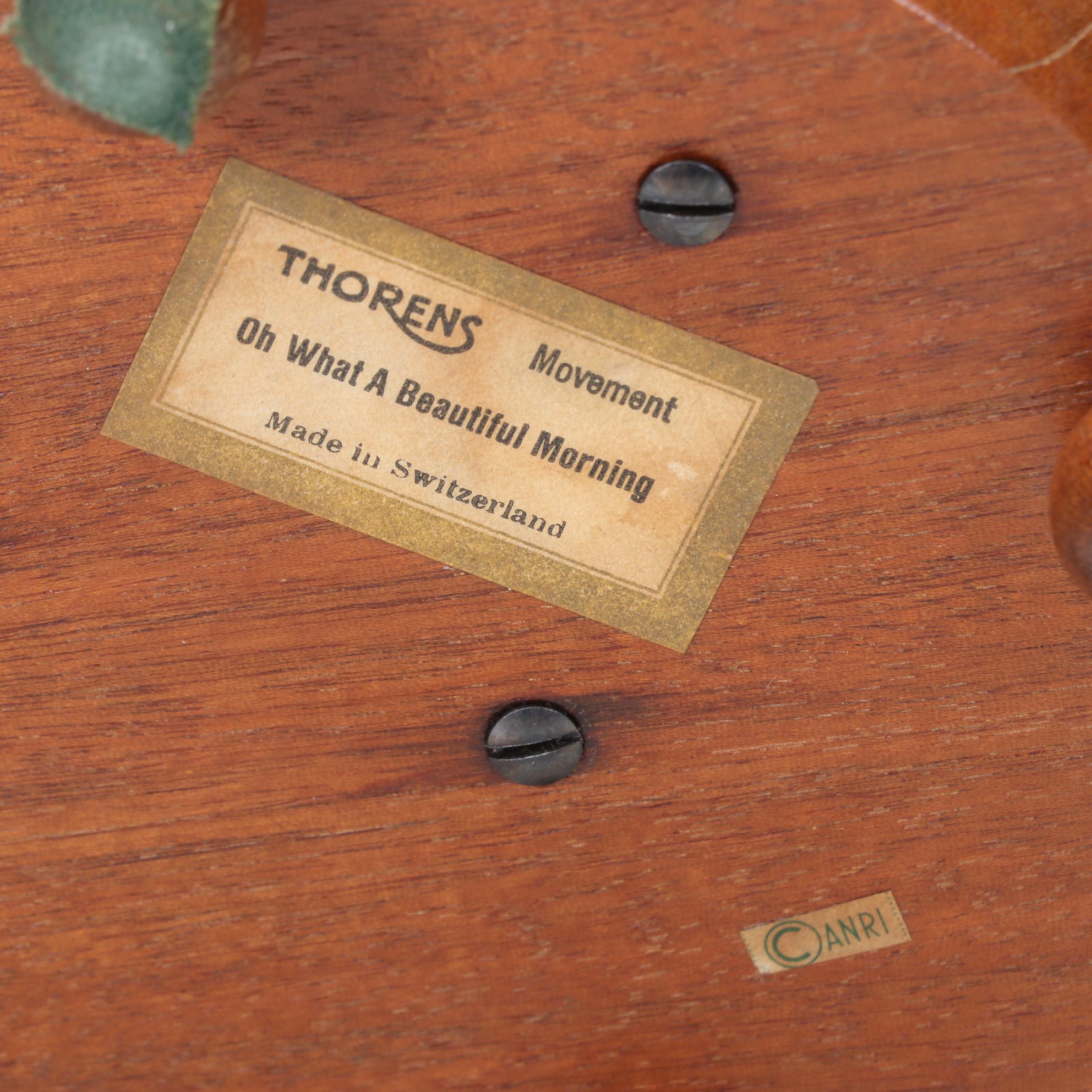 Anri Music Box Featuring Swiss Movement With Wood Inlaid And Decorative Boxes