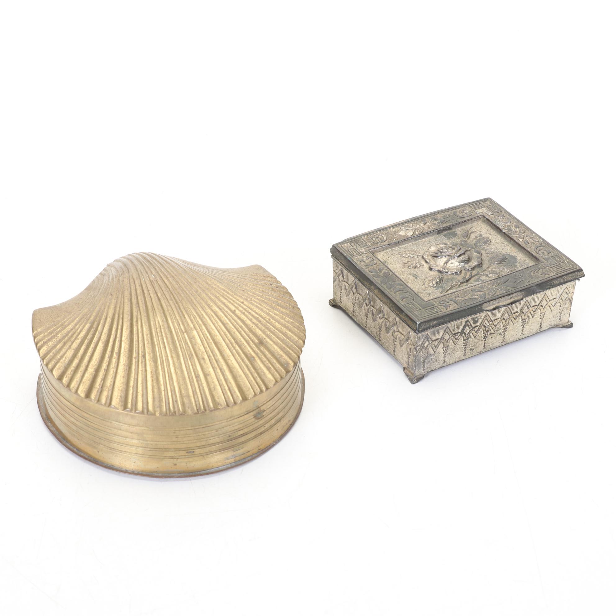 Anri Music Box Featuring Swiss Movement With Wood Inlaid And Decorative Boxes