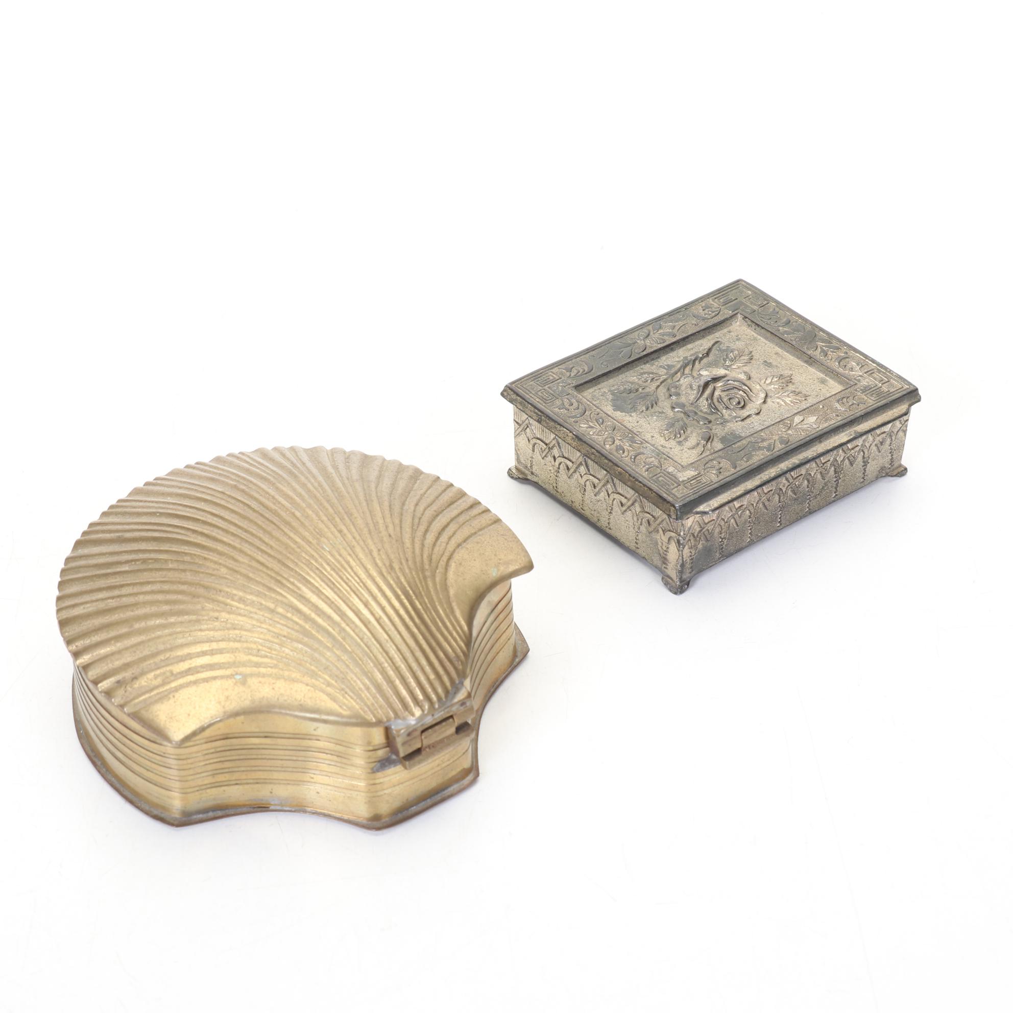 Anri Music Box Featuring Swiss Movement With Wood Inlaid And Decorative Boxes