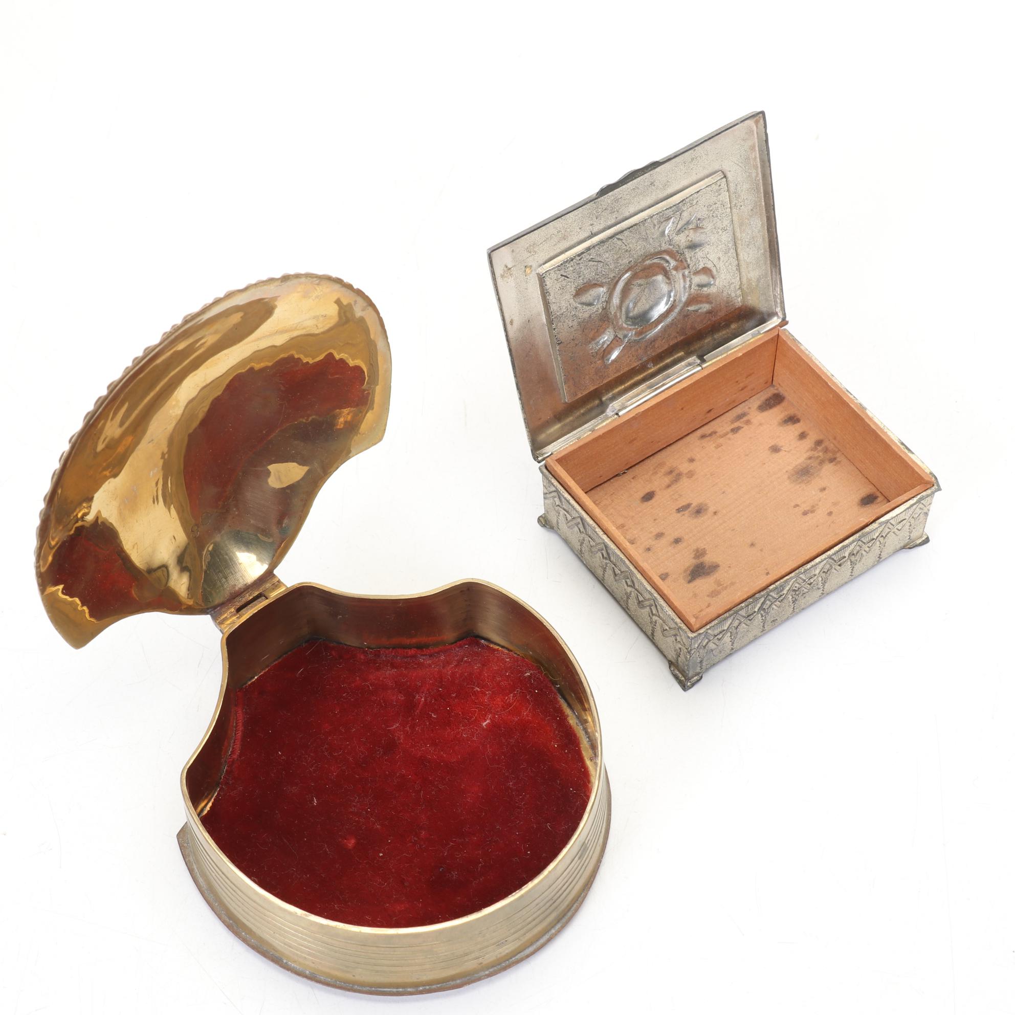 Anri Music Box Featuring Swiss Movement With Wood Inlaid And Decorative Boxes