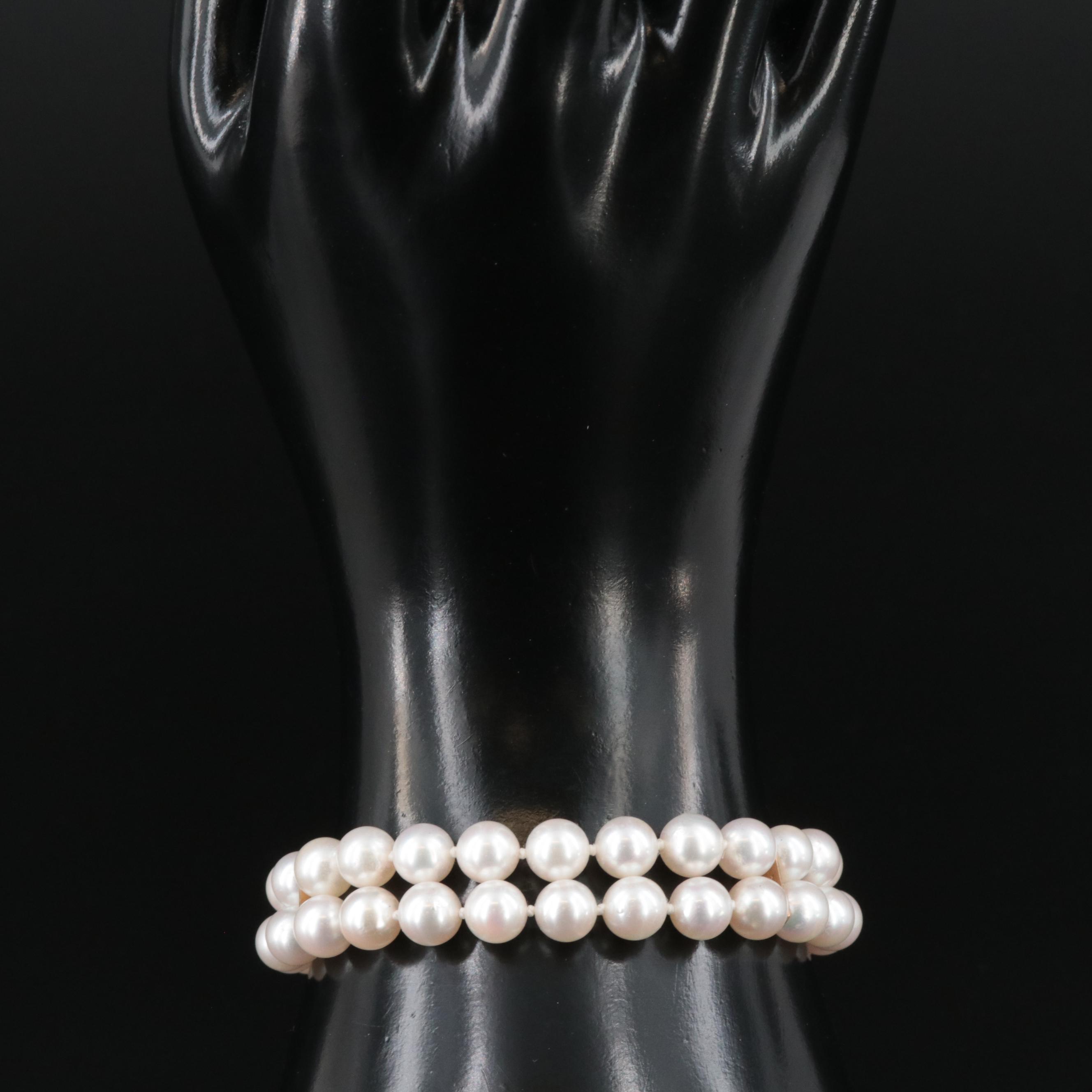 14K Pearl Bracelet