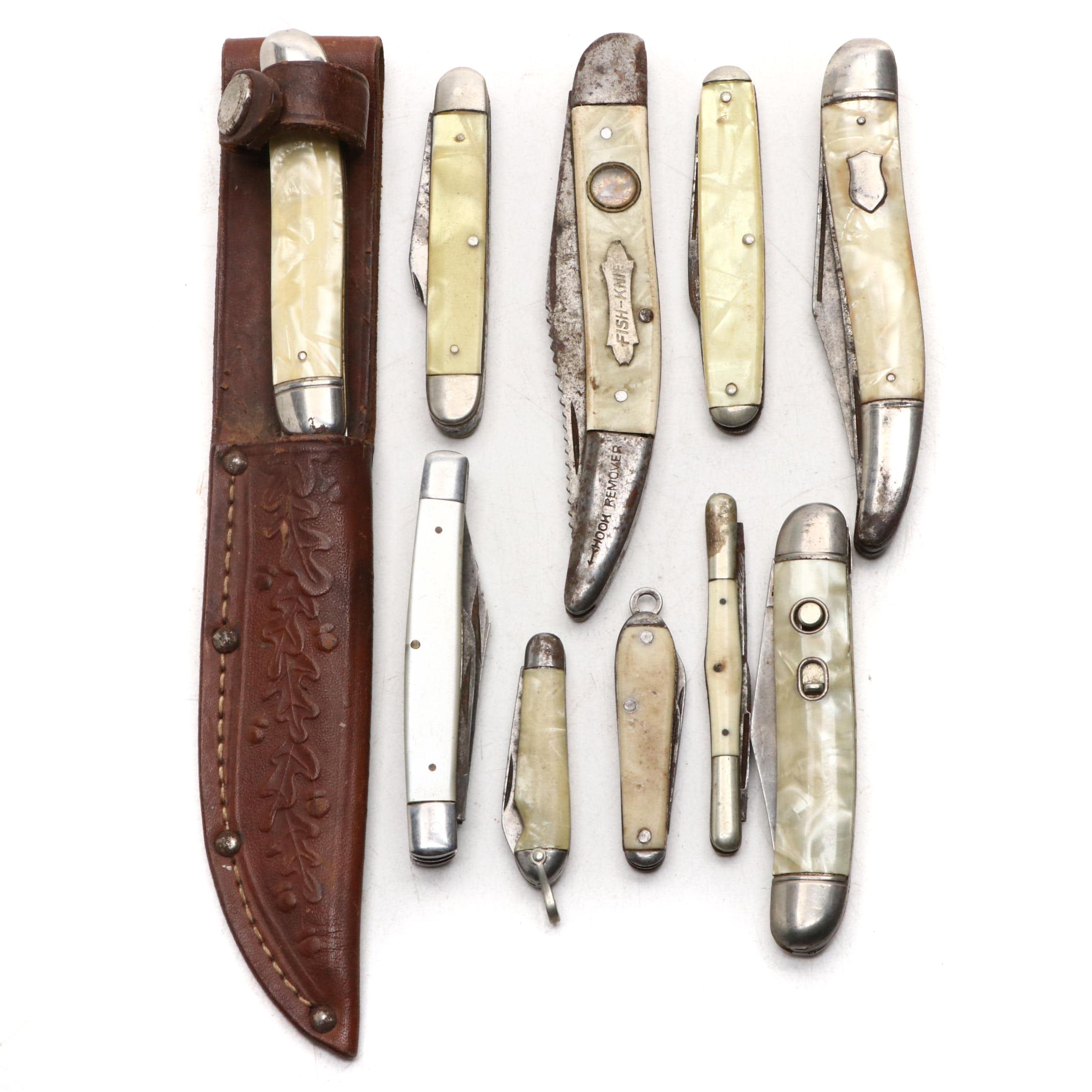 Imperial Fixed Blade Knife with Folding Knives