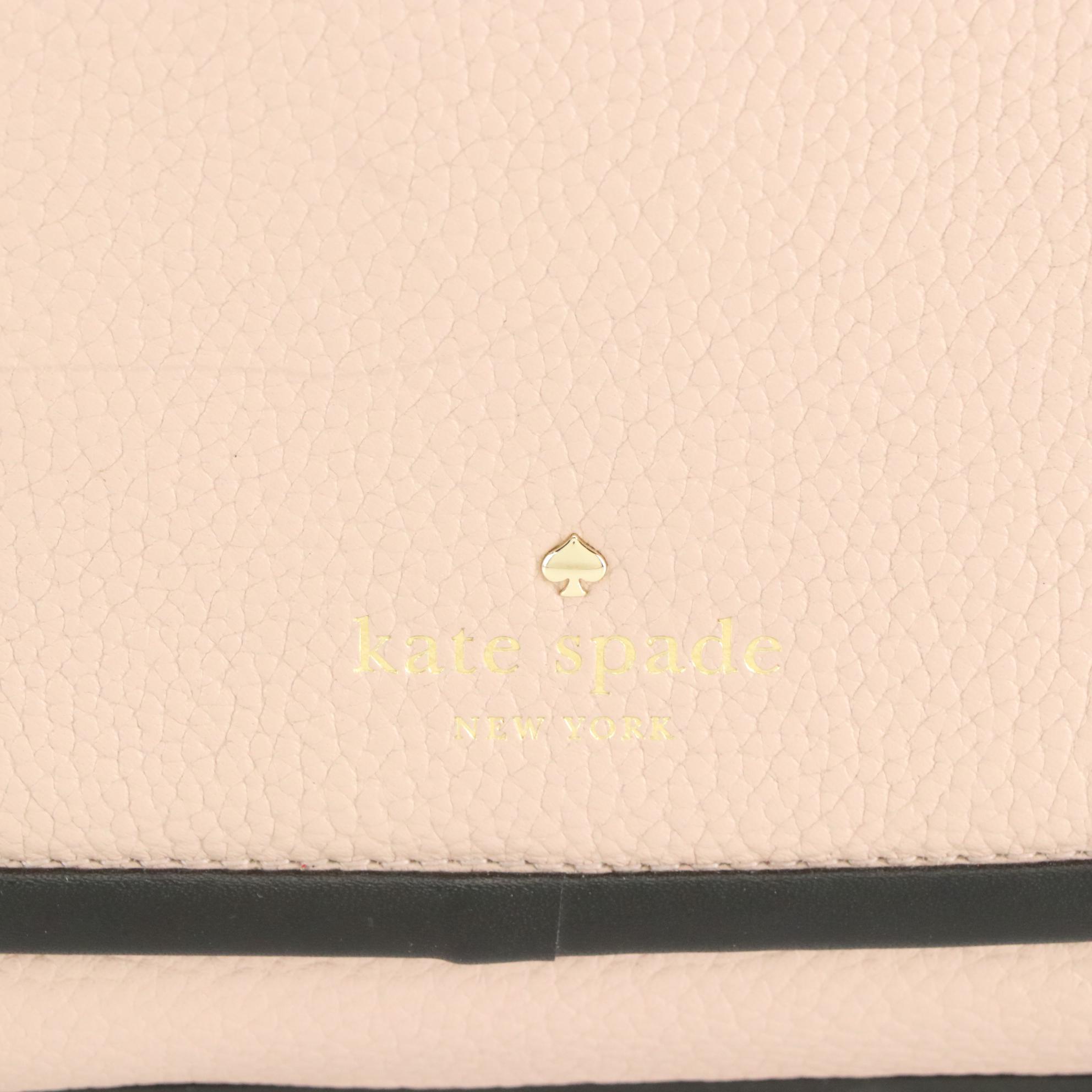 Kate Spade Pale Pink Ward Place Evangelie 2-Way Satchel and Black Rosie Belt Bag