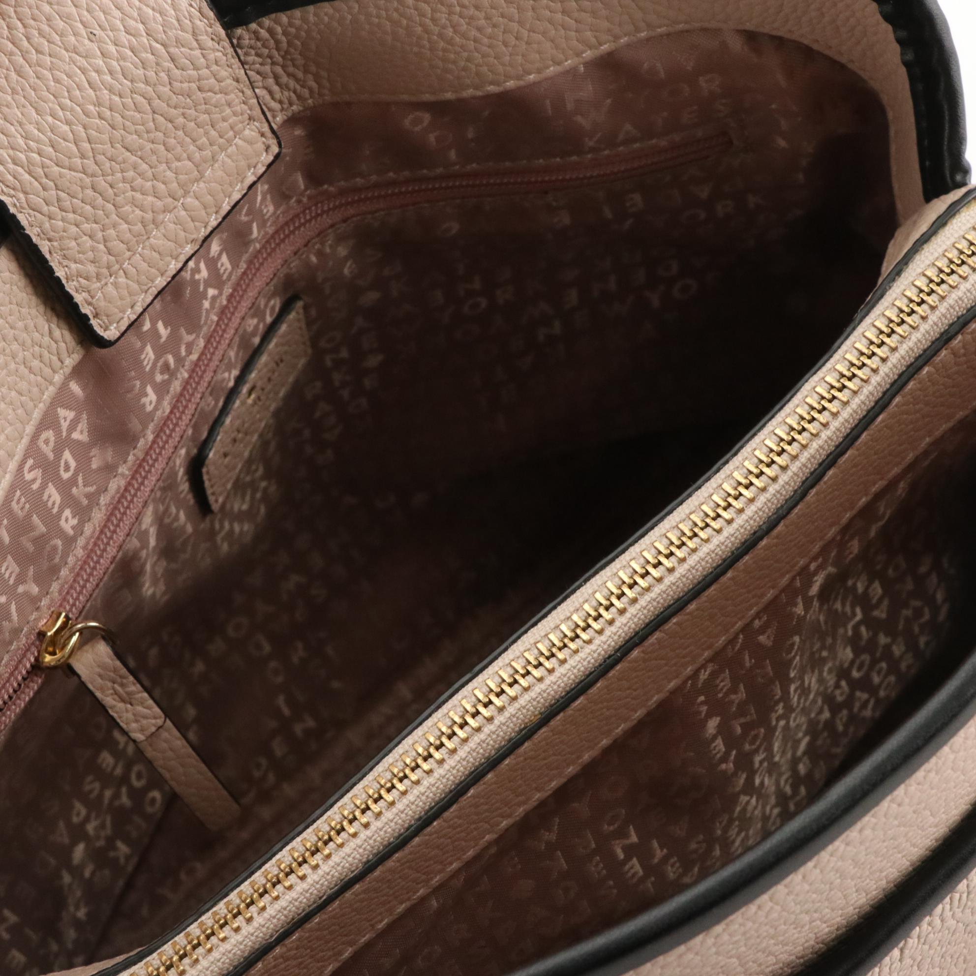 Kate Spade Pale Pink Ward Place Evangelie 2-Way Satchel and Black Rosie Belt Bag