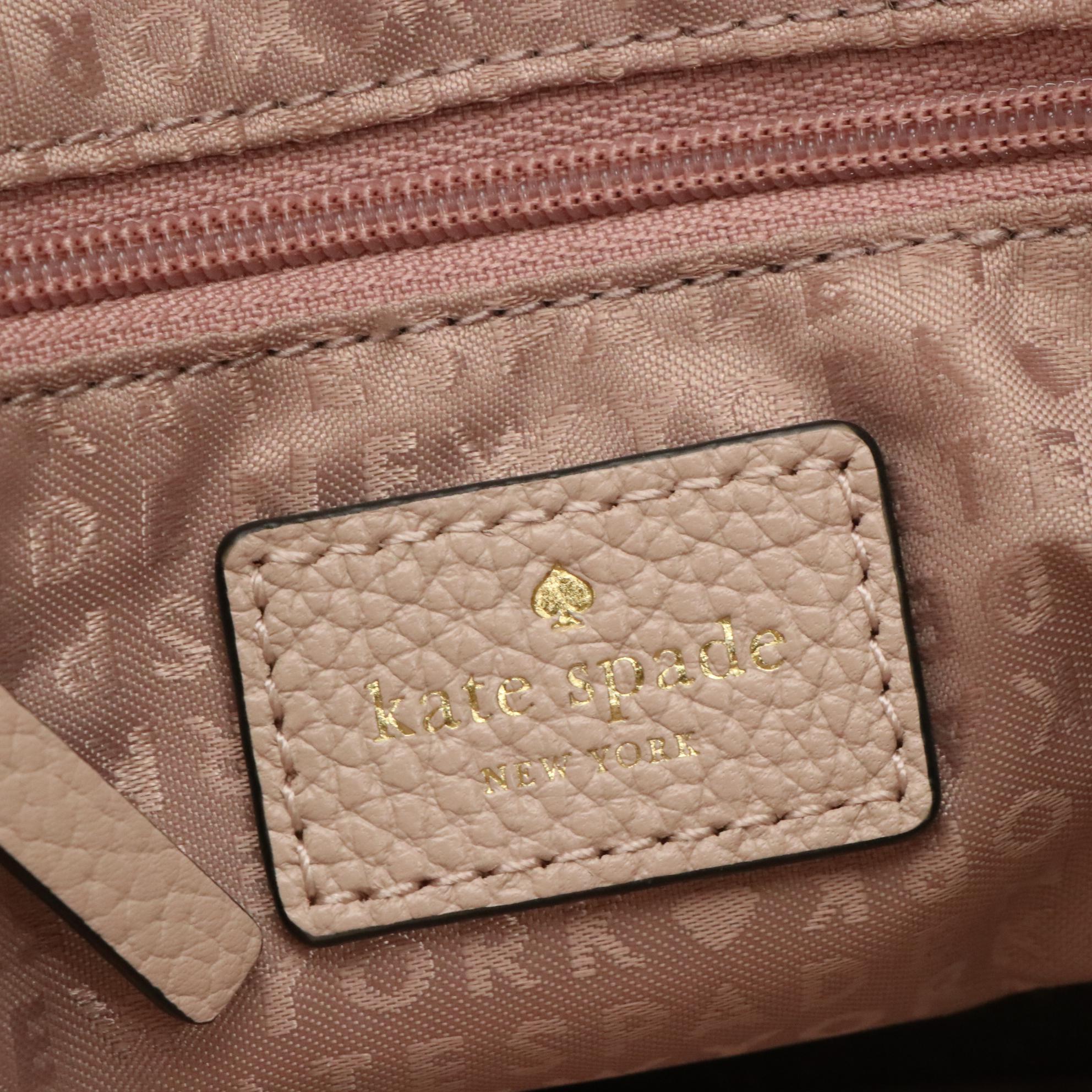 Kate Spade Pale Pink Ward Place Evangelie 2-Way Satchel and Black Rosie Belt Bag