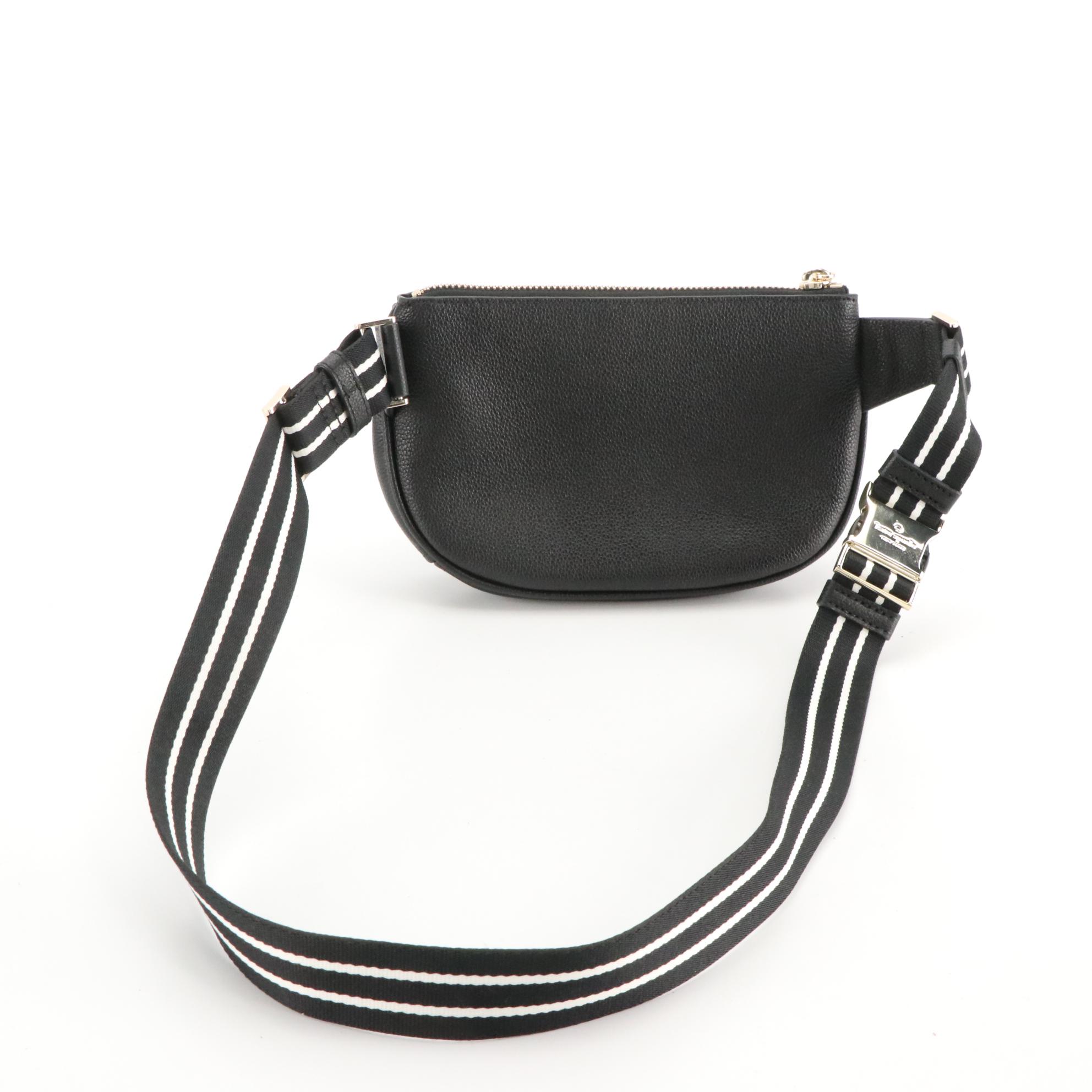 Kate Spade Pale Pink Ward Place Evangelie 2-Way Satchel and Black Rosie Belt Bag