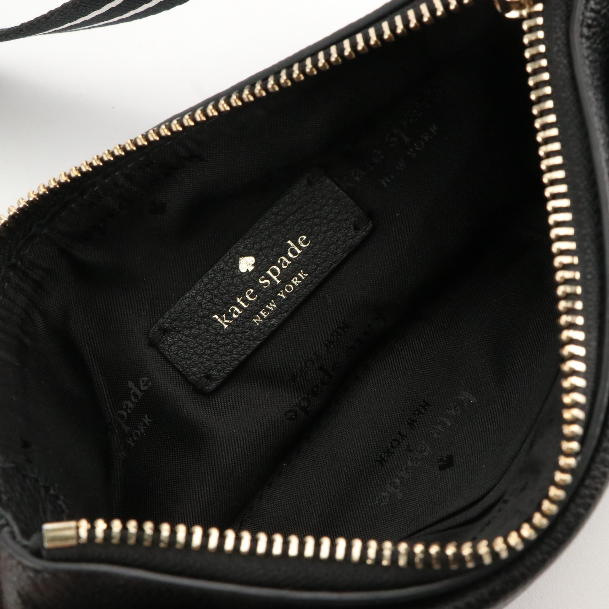 Kate Spade Pale Pink Ward Place Evangelie 2-Way Satchel and Black Rosie Belt Bag