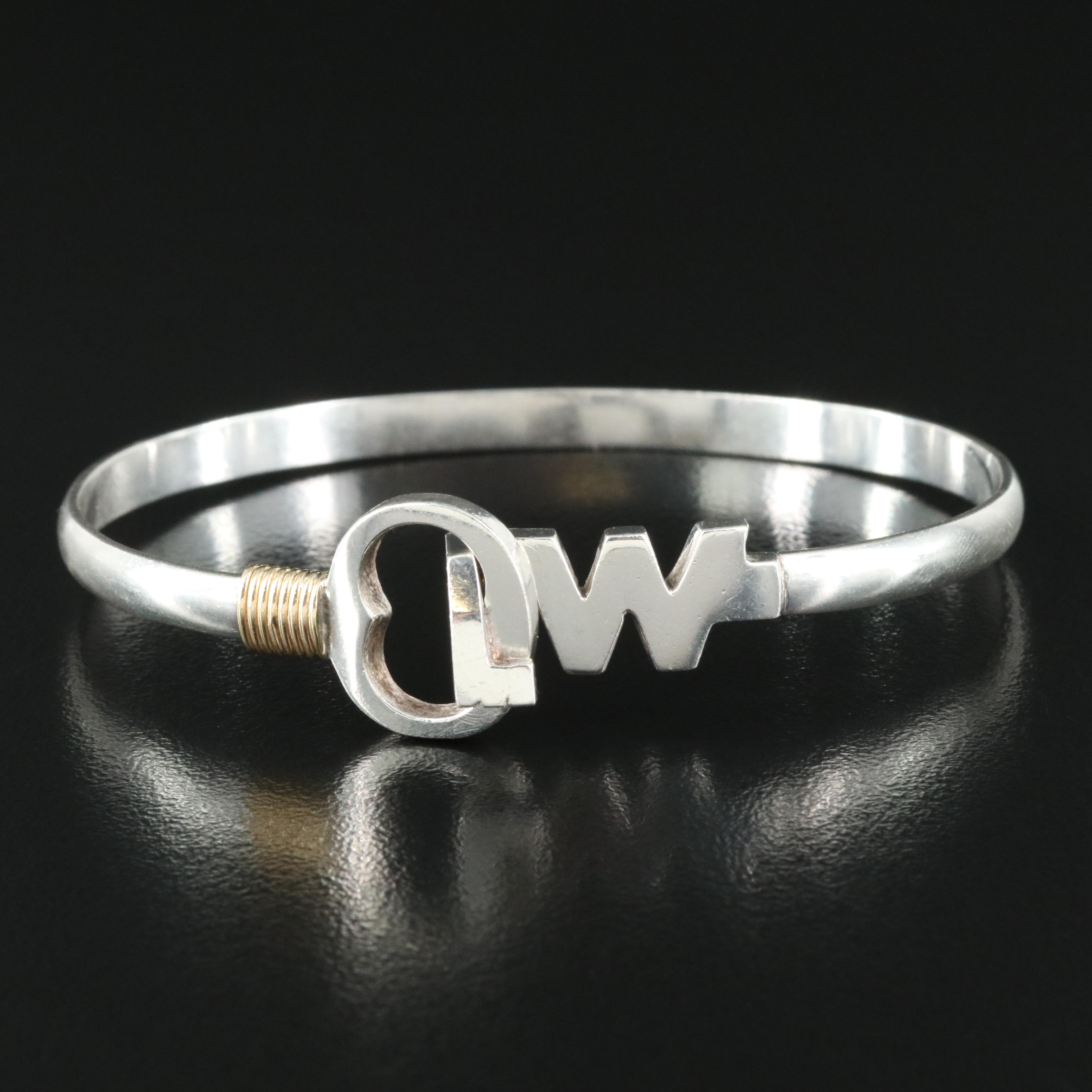 Sterling Bracelet with 14K Accent