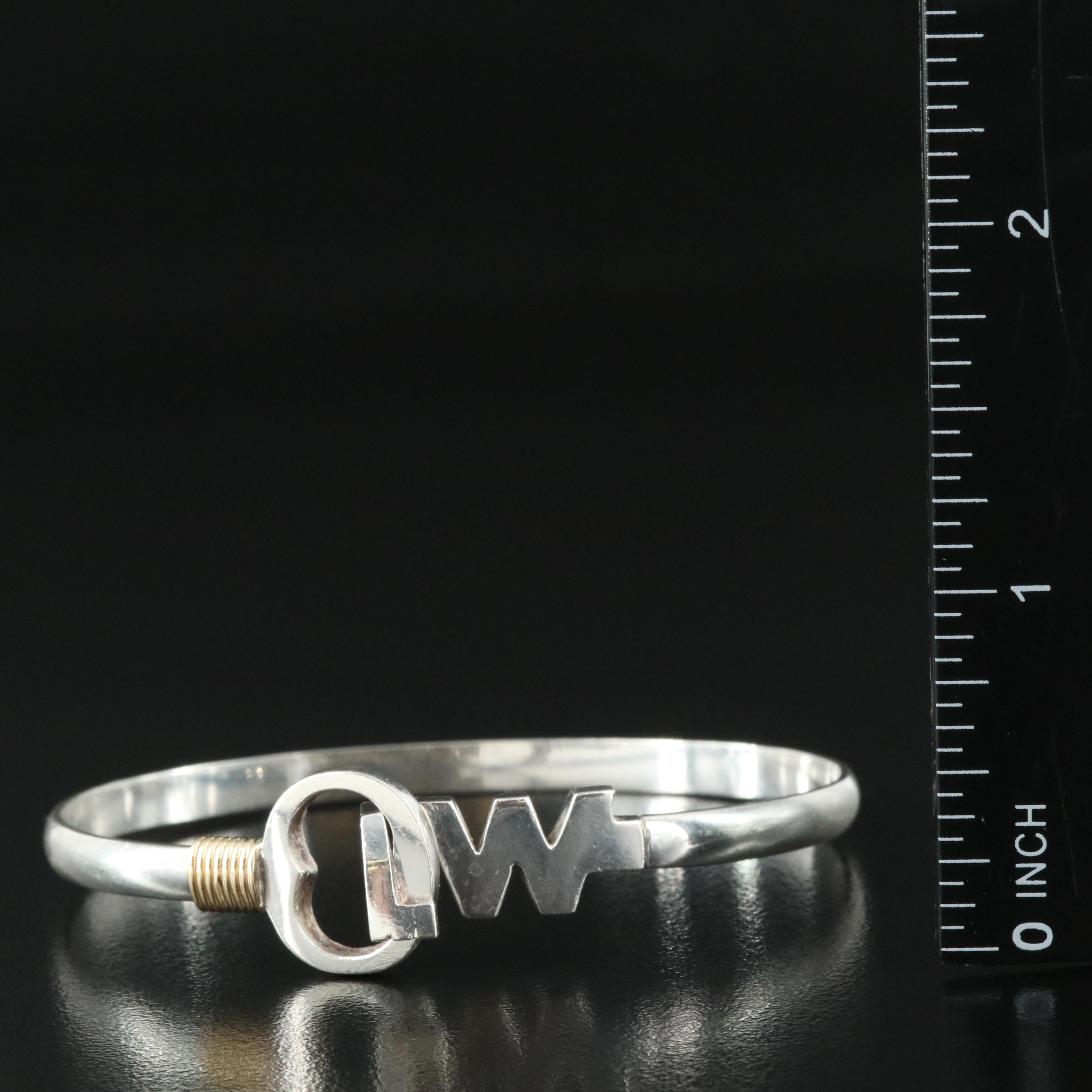 Sterling Bracelet with 14K Accent