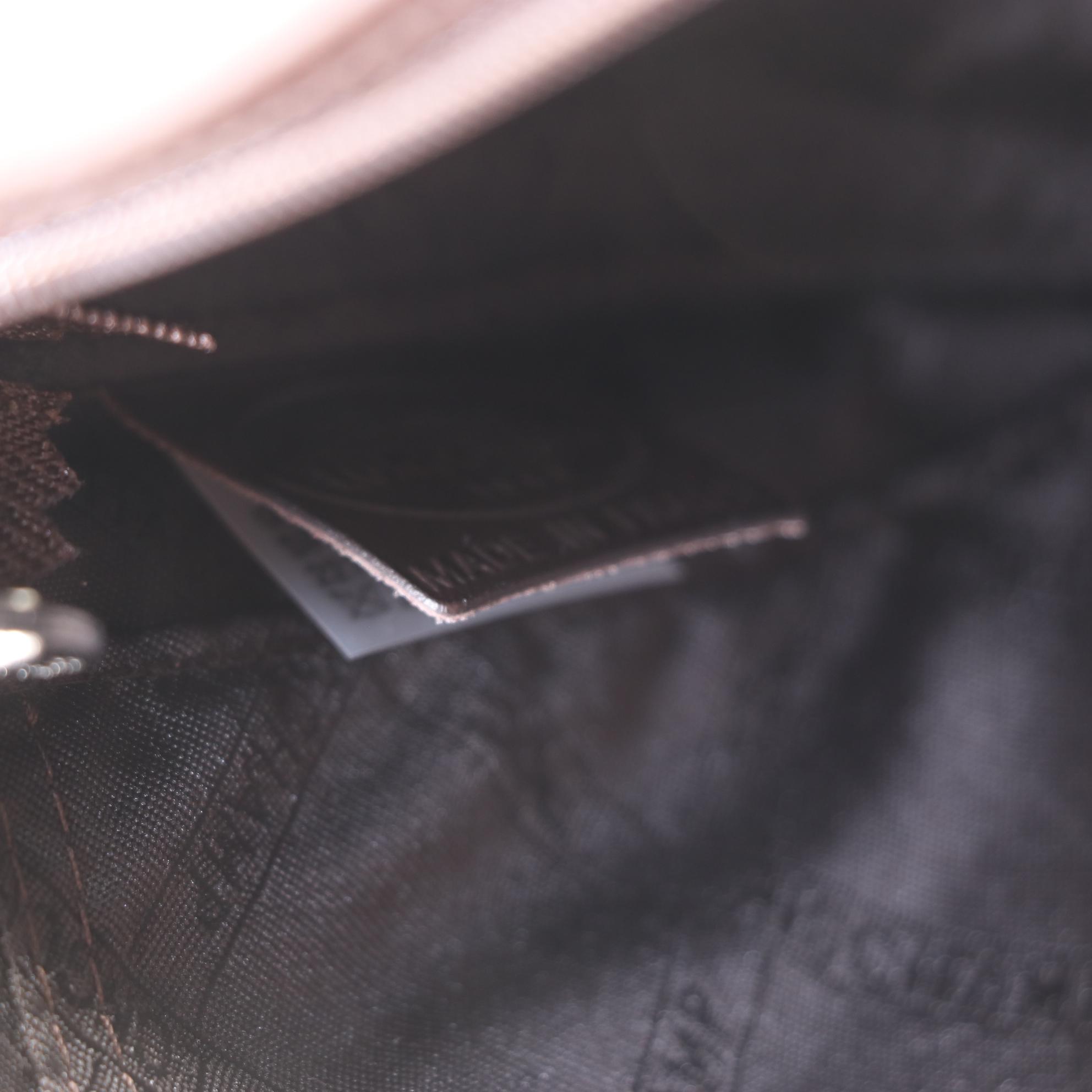 Longchamp Roseau Leather Shoulder Bag in Chocolate Brown With Dust Cover