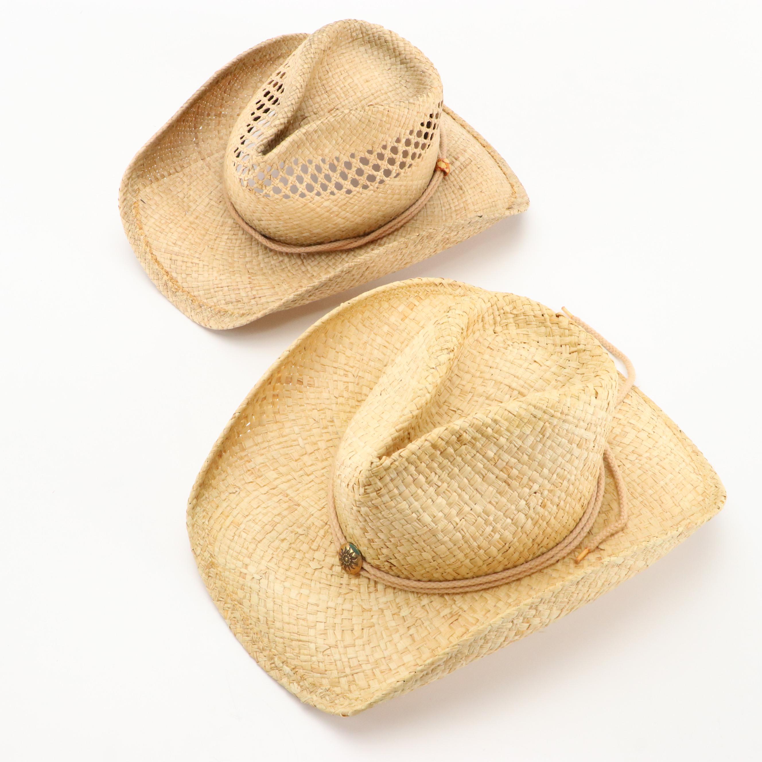 Shady Brady Crushable Straw Western Hats