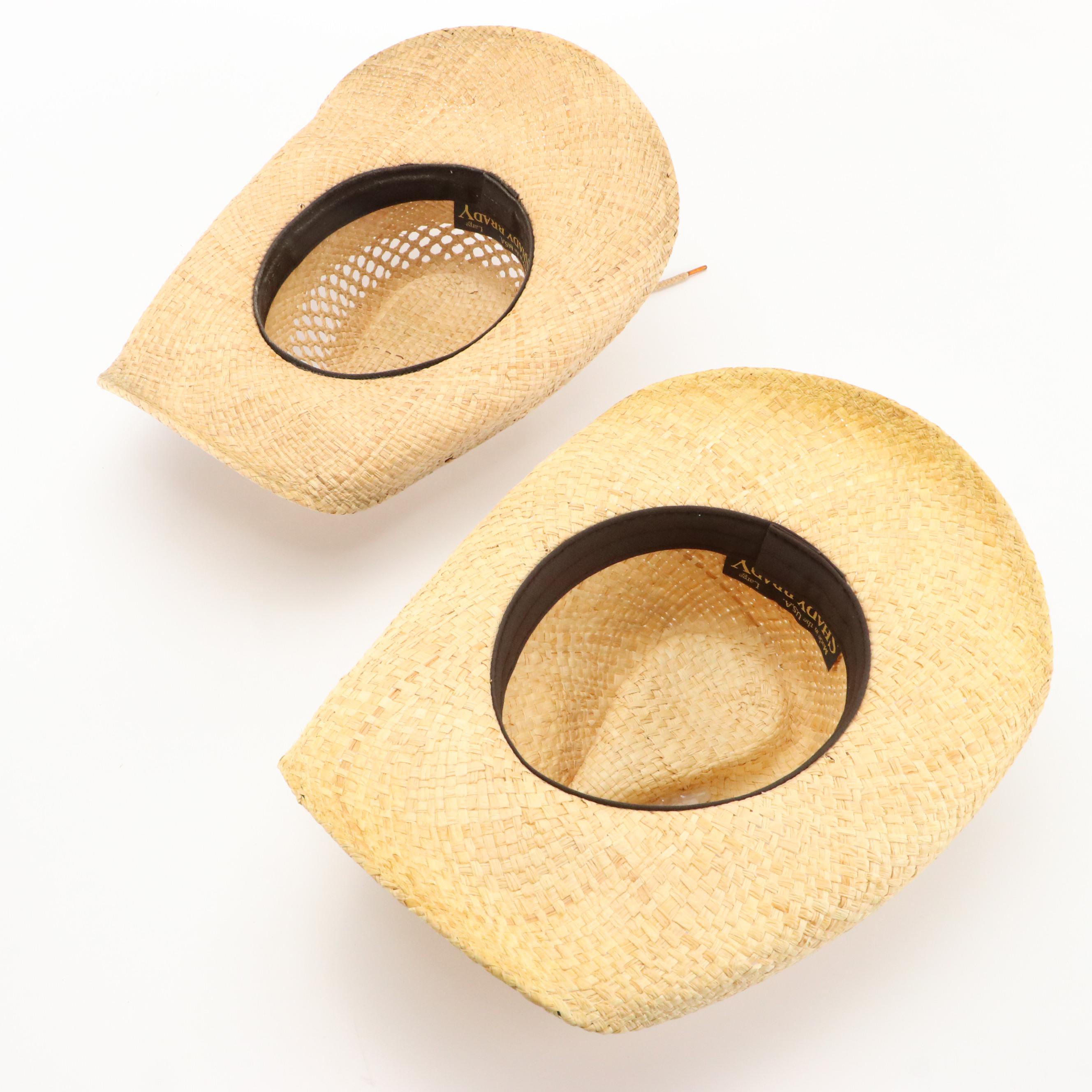 Shady Brady Crushable Straw Western Hats